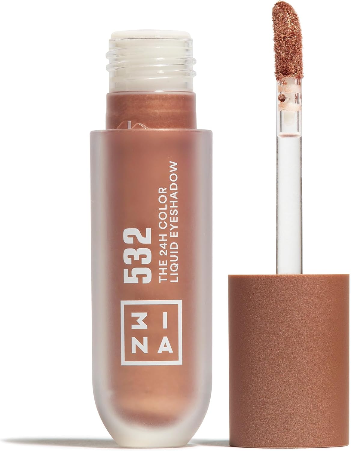 Detalle de 3INA MAKEUP - The 24H Color Liquid Eyeshadow 532 Marrone dorato: Ombretto liquido waterproof a lunga tenuta
