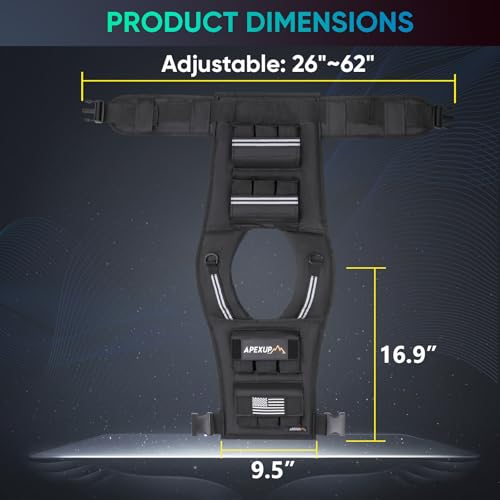 Thumbnail 4 de APEXUP Adjustable Weighted Vest 20 lbs 🏋