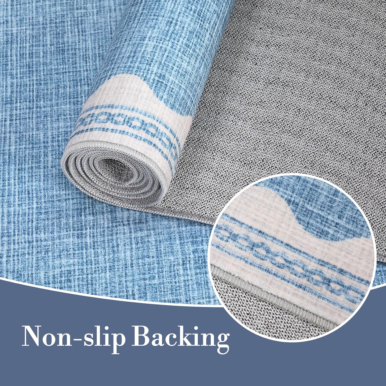 Thumbnail 4 de CAREMEE 2x6 Scalloped Blue Runner