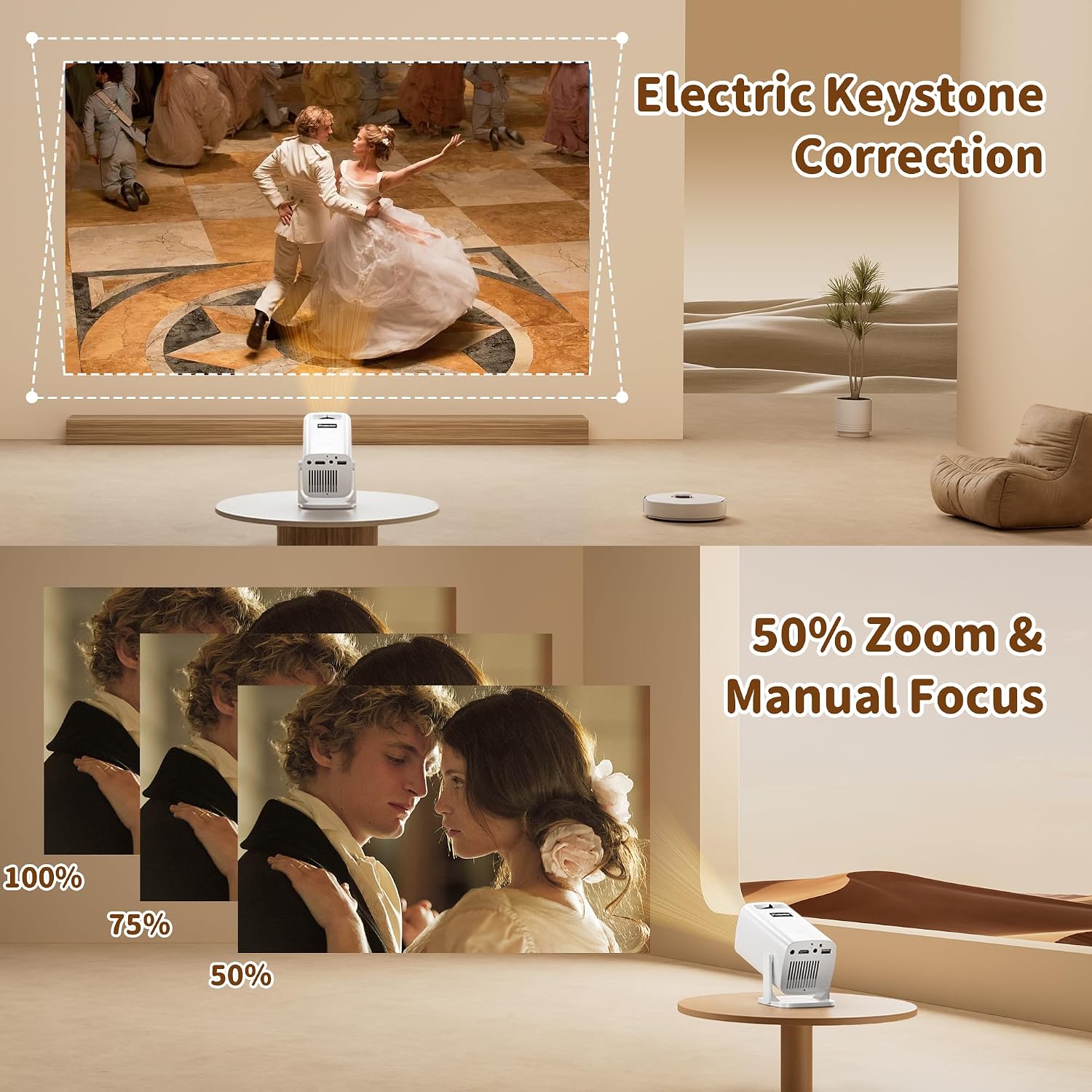 Detalle 2 de Mini Projector with 4K Input Support