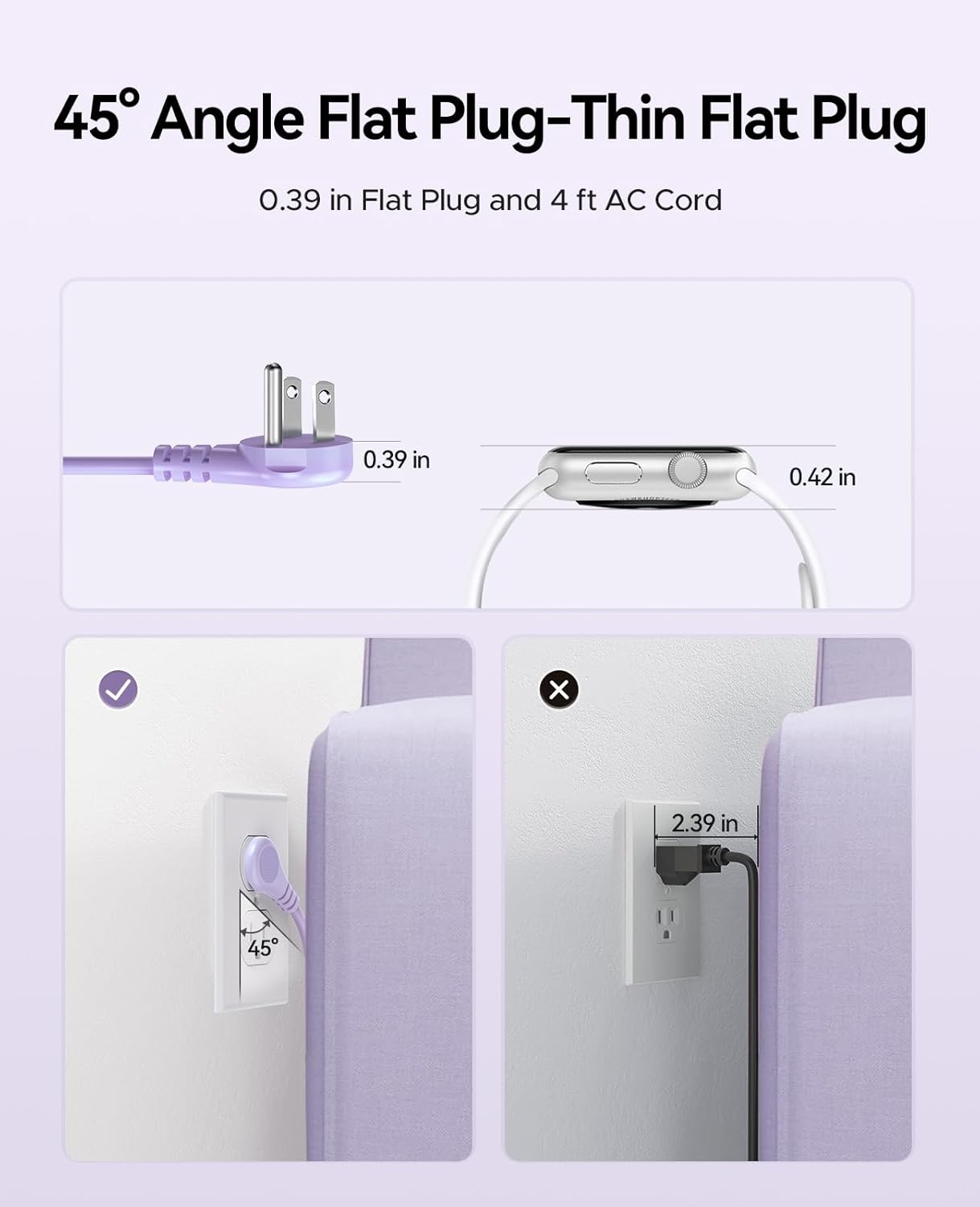 Thumbnail 3 de ORICO AP3 4FT Travel Power Strip with USB-C ๐