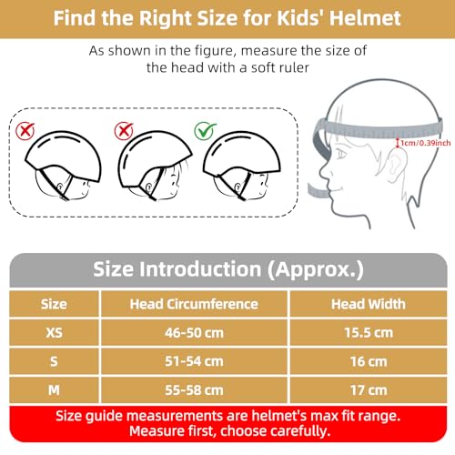 Detalle de KORIMEFA Kids Bike Helmet adjustable for ages 2–13