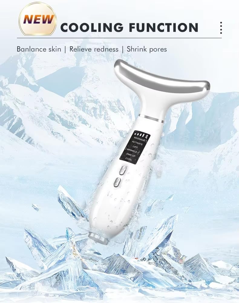 Thumbnail 6 de LED Phototherapy Vibration Facial Lift Massager EMS Neck Face Lifting Device (6‑in‑1) by Wrikle