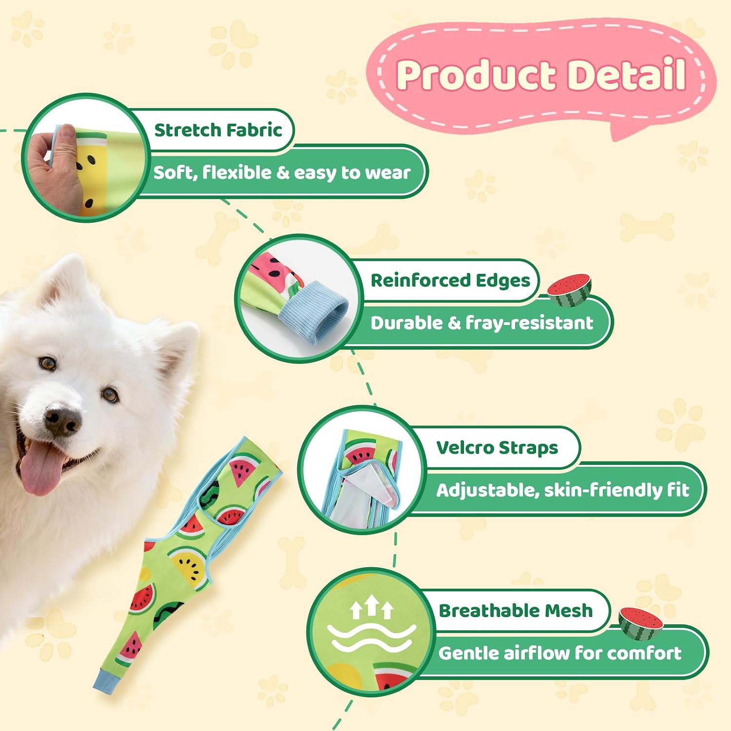 Detalle de Dog Front Leg Recovery Sleeve, Single Sleeve