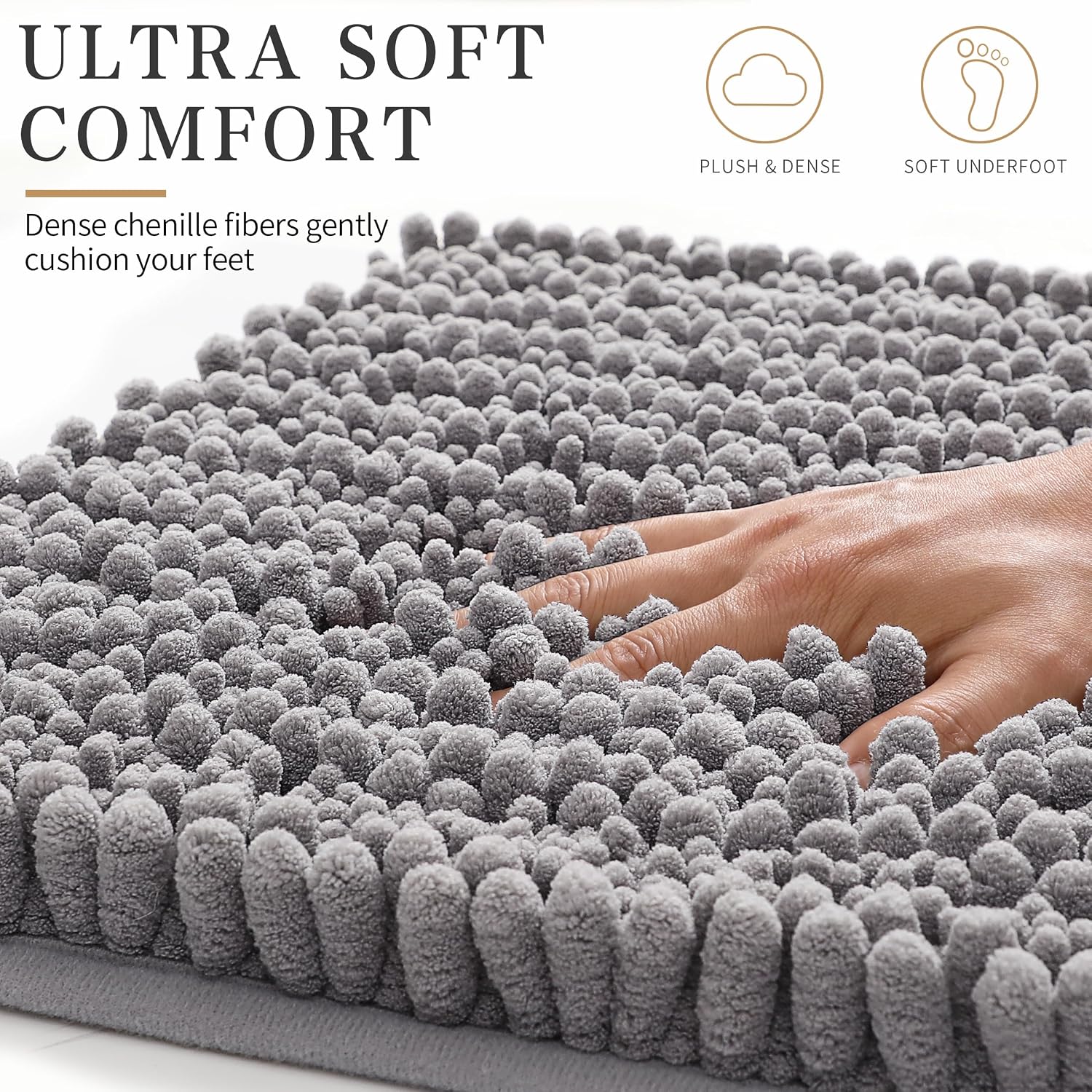 Thumbnail 2 de Yimobra Bath Mat 24x17 Inch
