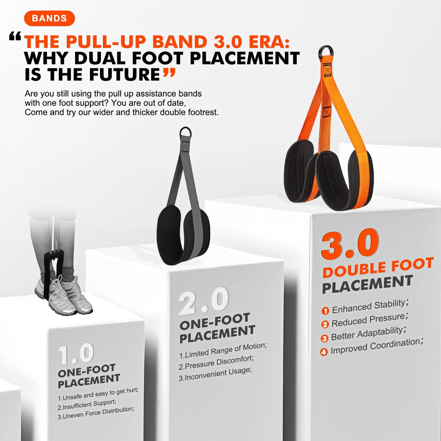 Detalle de HPYGN Pull Up Assist Bands set