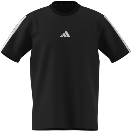 Thumbnail 4 de adidas Uomo Essentials Three Stripes camiseta negra L