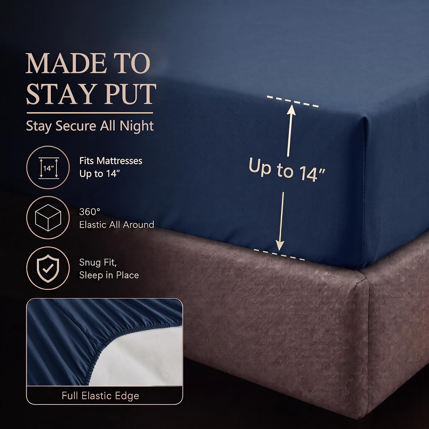 Detalle 2 de CozyLux Queen Comforter Set