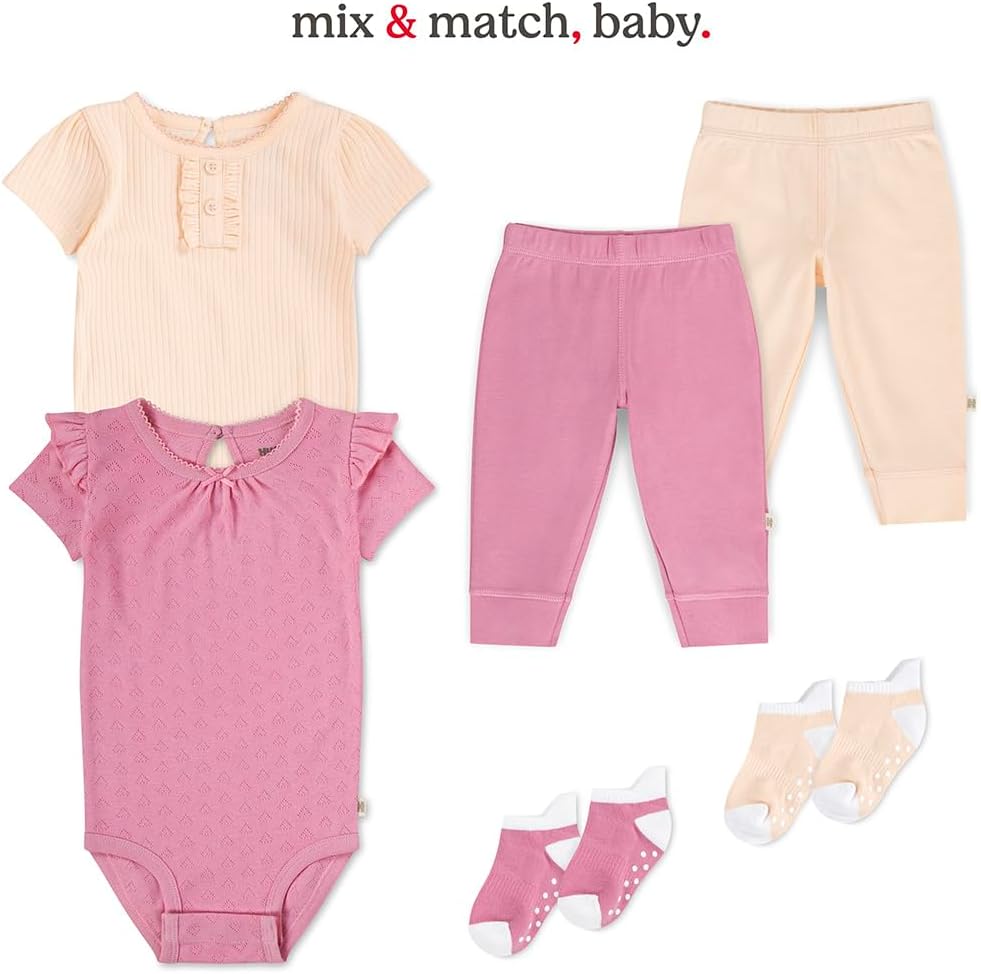 Thumbnail 4 de Lot de 5 bodies HUGGIES Little Hugs en coton biologique certifié