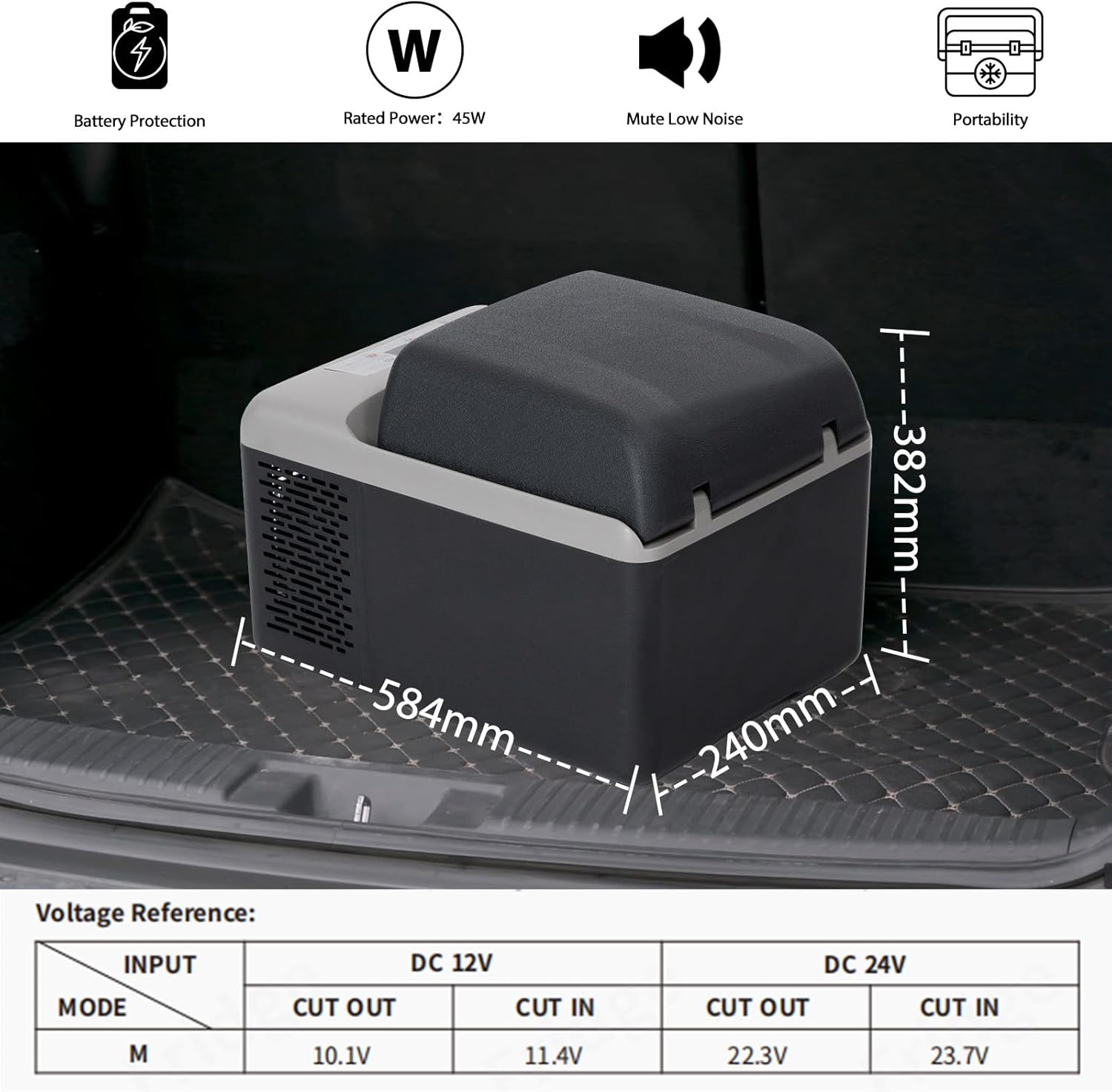 Thumbnail 3 de Alpicool C12PT 12L Compressor Car Fridge Freezer – Practical 12V Portable Cooler for Travel