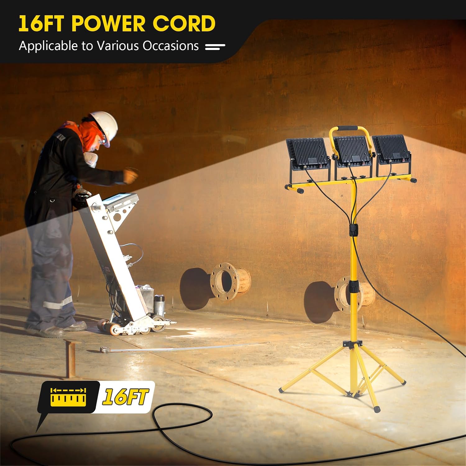 Thumbnail 6 de Zetunlo LED work light, 3-head