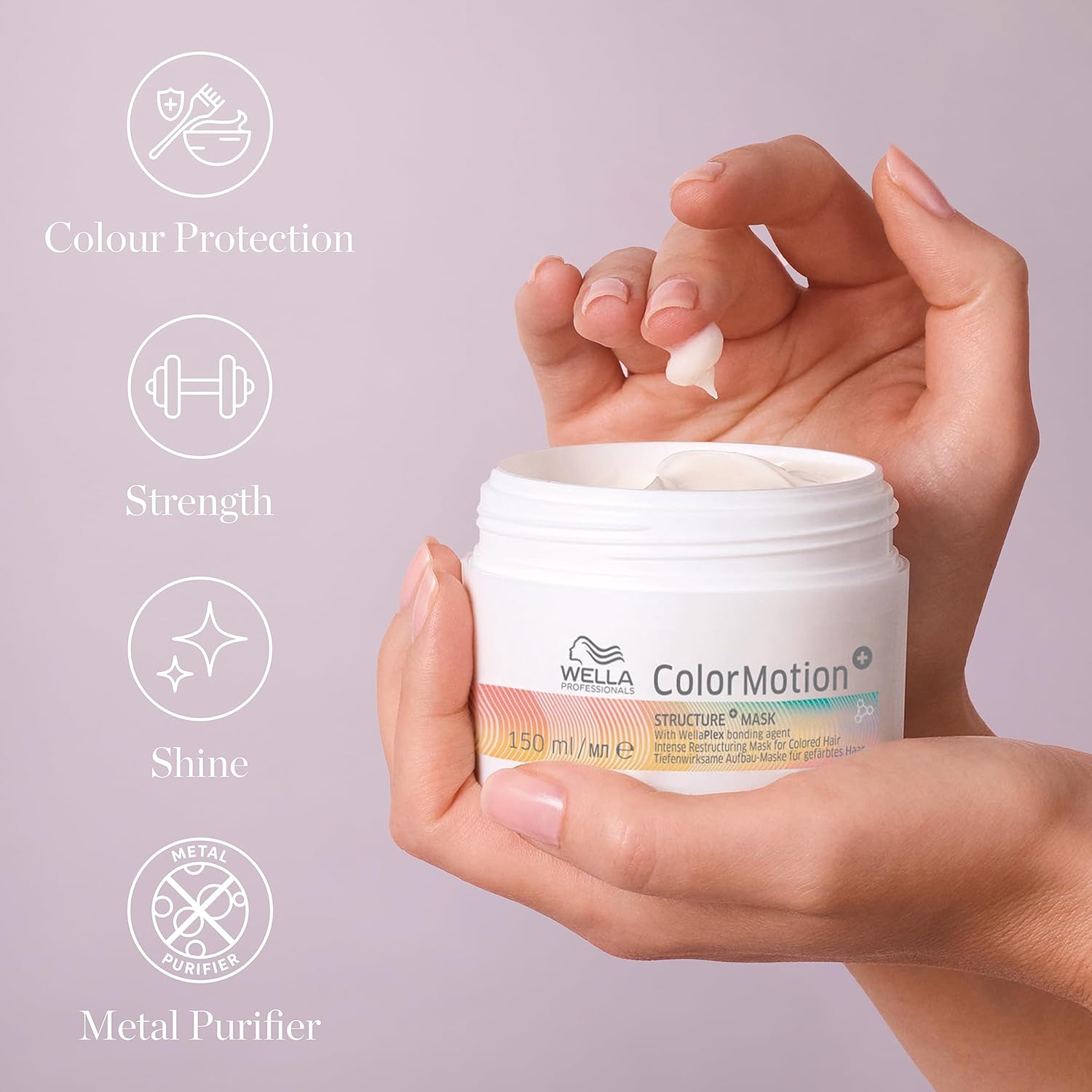 Thumbnail 3 de Wella Professionals ColorMotion+ Colour & Strength Protection Mask & Conditioner (for treated & dyed hair)