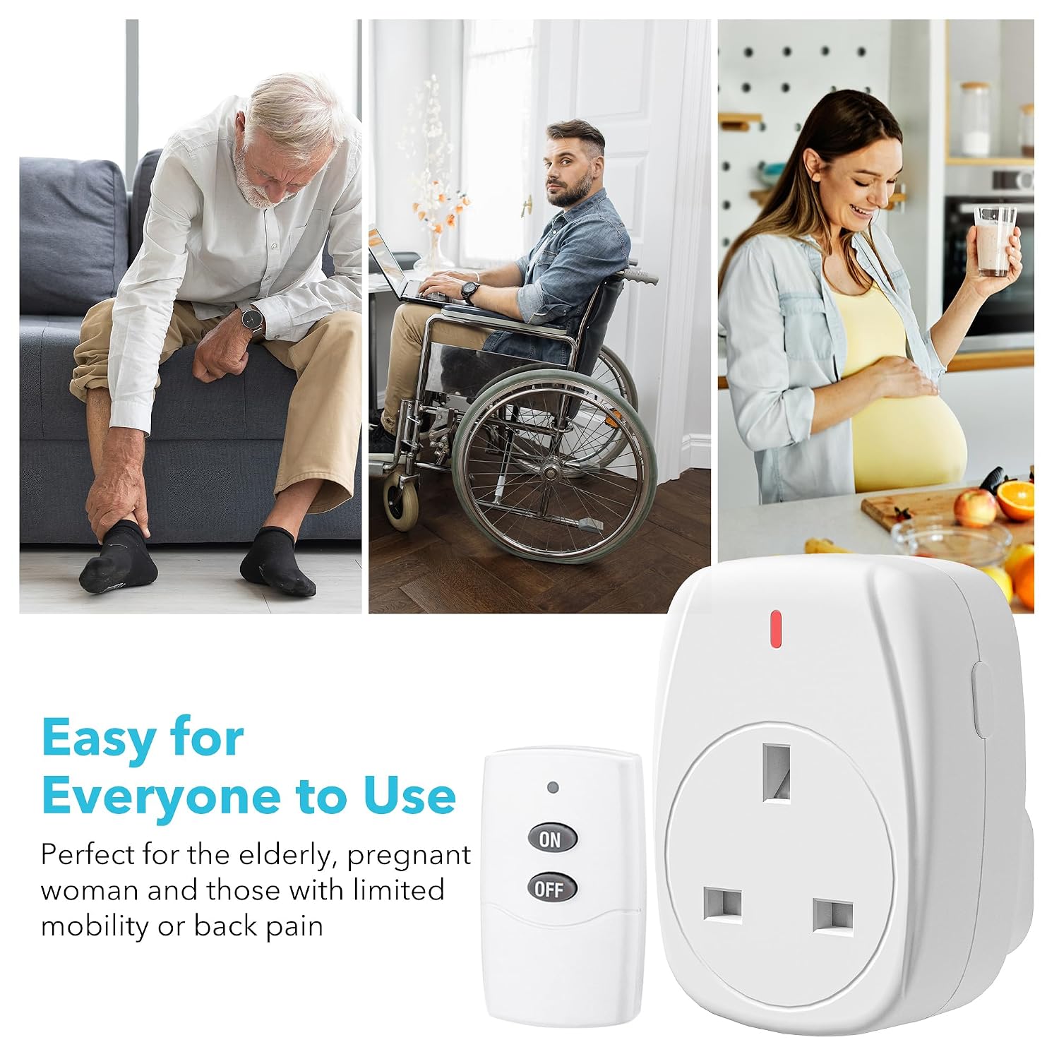Thumbnail 6 de HBN 13A/3120W Remote Control Plug Sockets