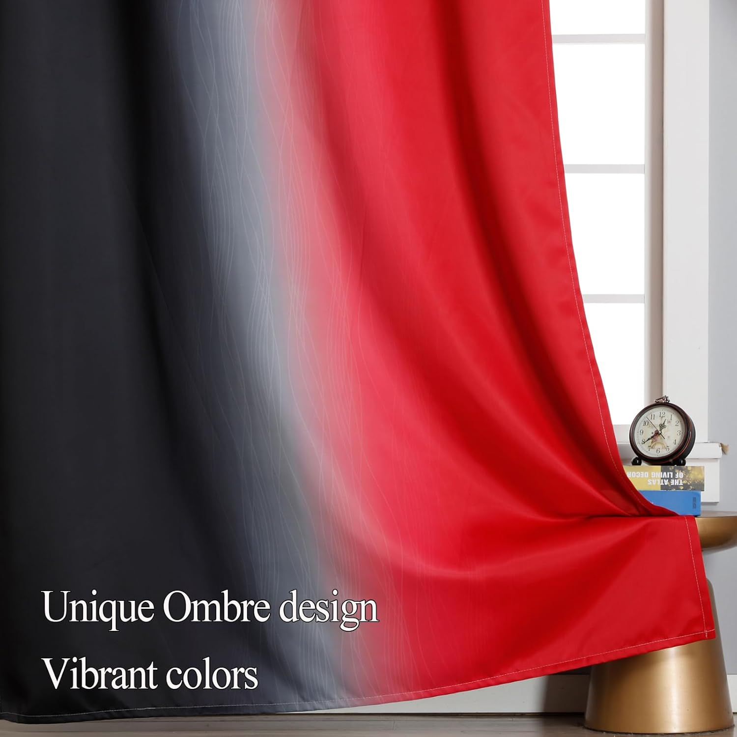 Thumbnail 5 de VEHEDE Ombre blackout curtains 90 inch