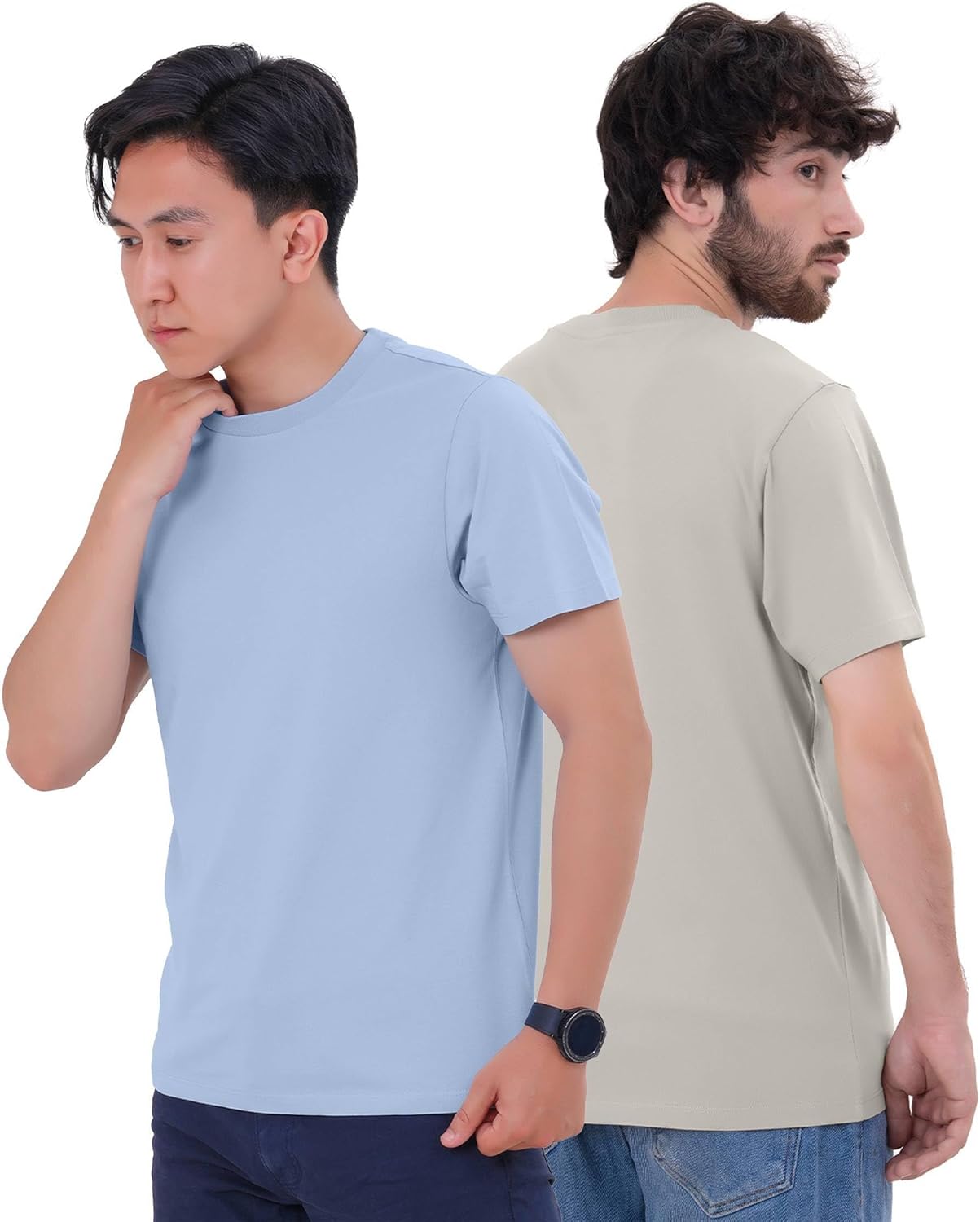 Thumbnail 1 de 6er Pack Herren-T-Shirts | 100% Baumwolle, Rundhals, Multipack