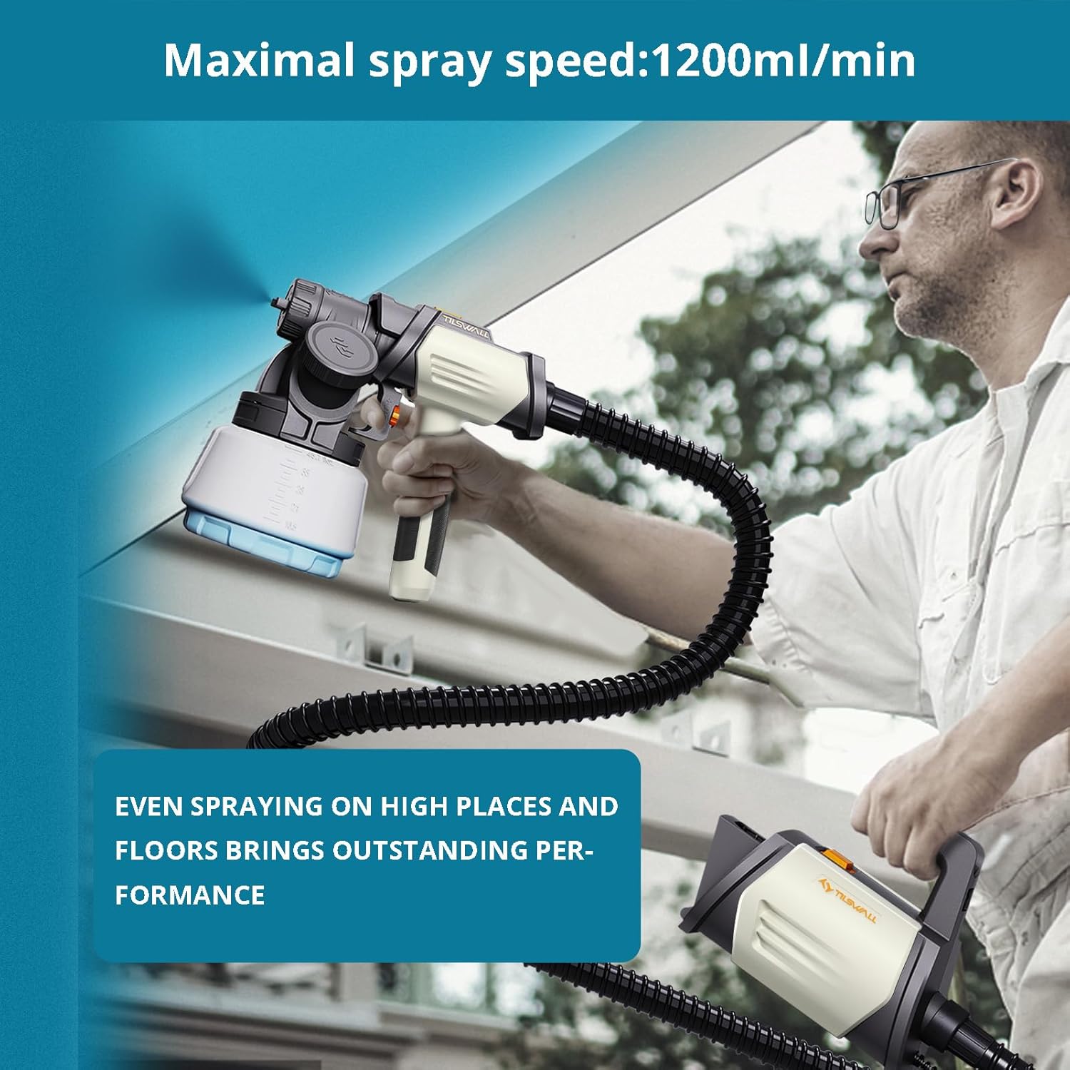 Thumbnail 5 de TILSWALL Paint sprayer for 1300ml