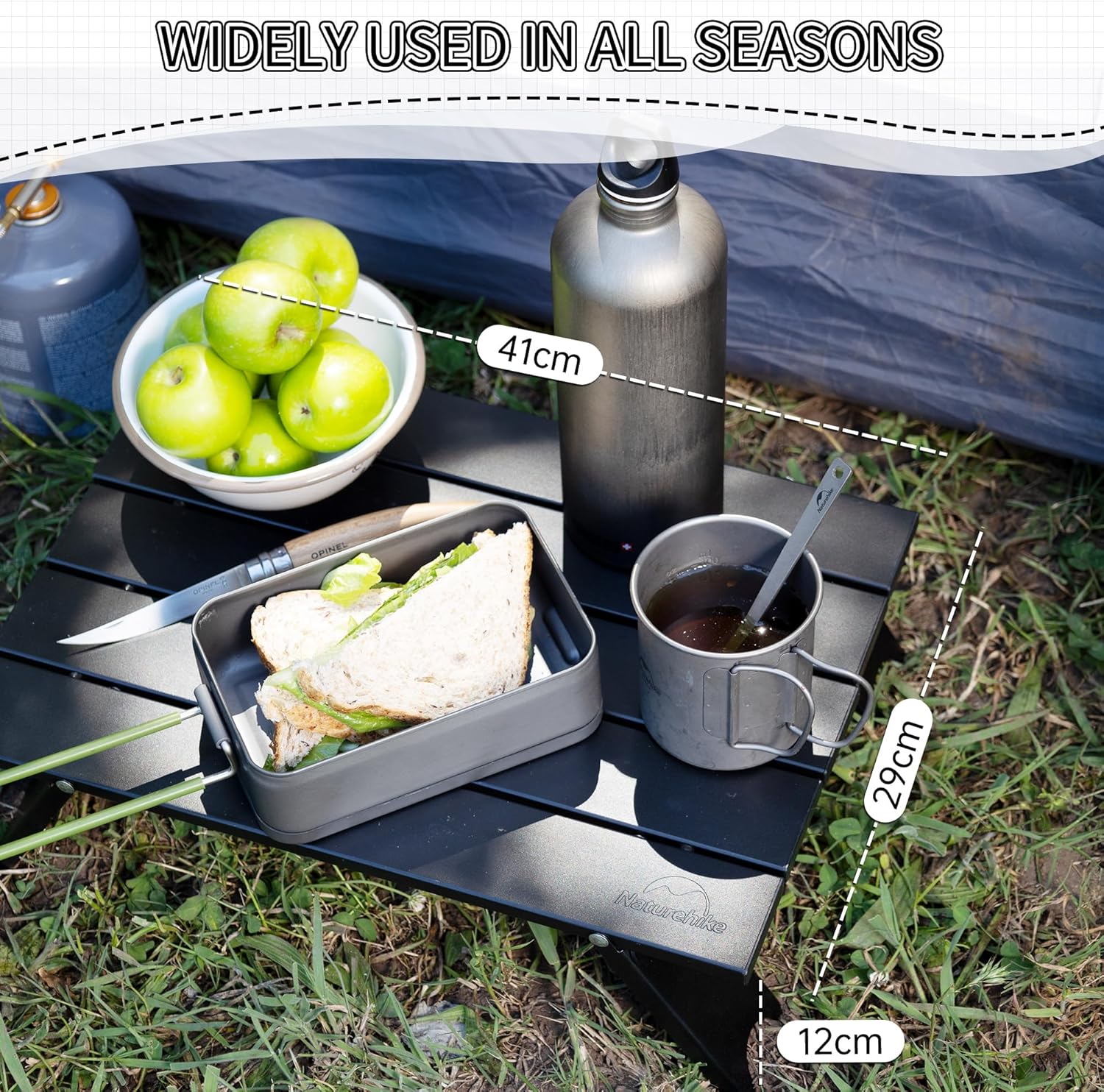 Thumbnail 2 de Naturehike Campingtisch Klapptisch 570 g – ultraleichter Aluminium Tisch für Camping, Wandern und Garten