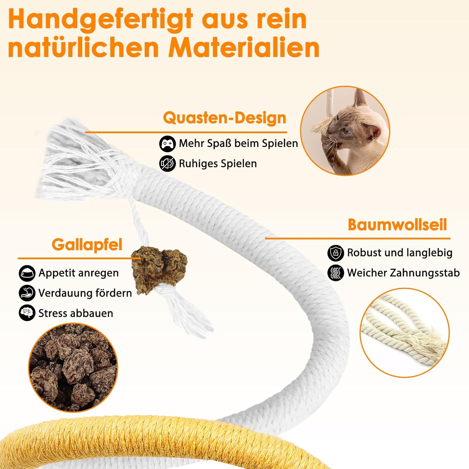 Detalle de Nepfaivy Katzenspielzeug Kauspielzeug für Katzen – 6 Stück Interaktives Katzenminze Kauspielzeug zur Zahnpflege und gegen Mundgeruch