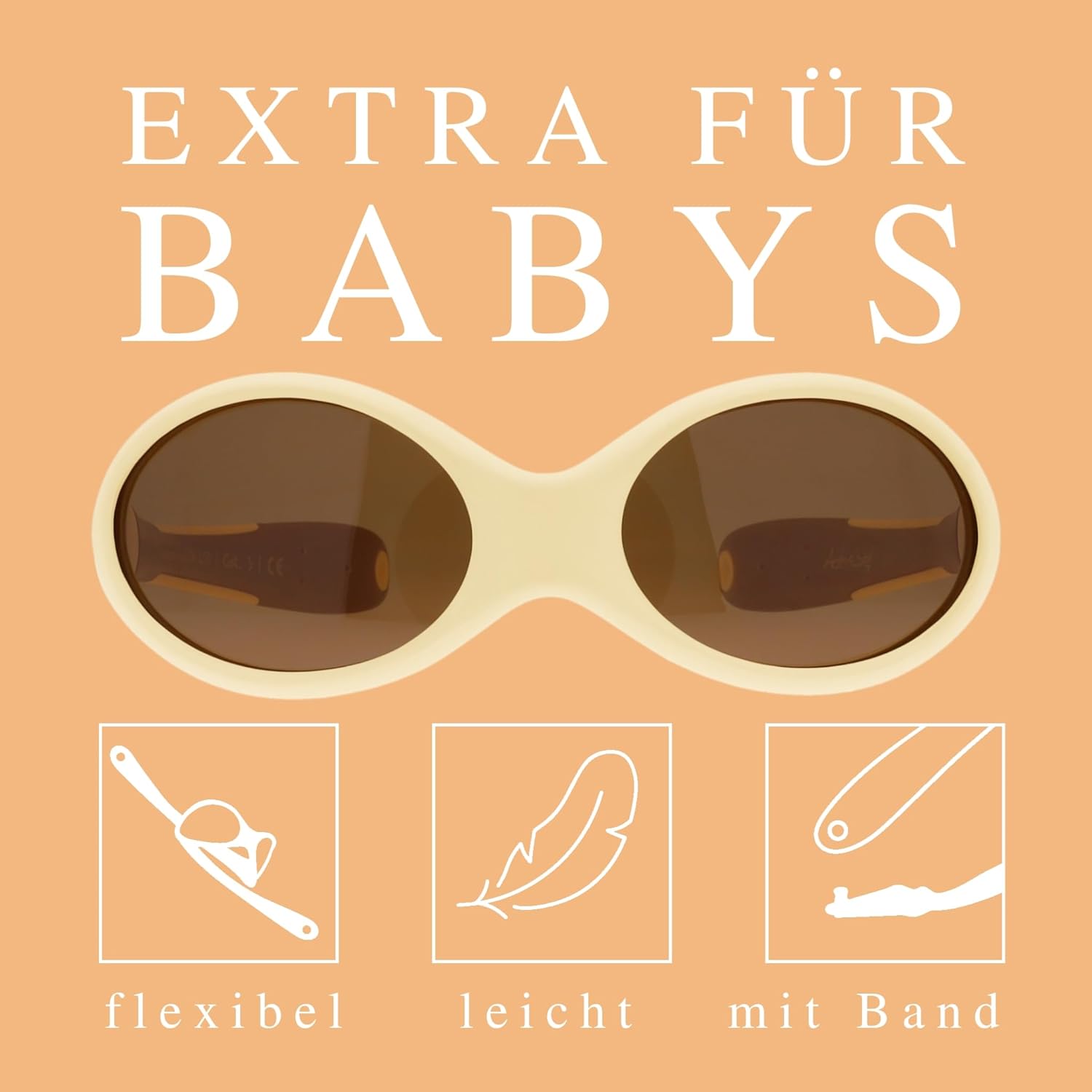Detalle de ActiveSol BABY Sonnenbrille 0 bis 24 Monate