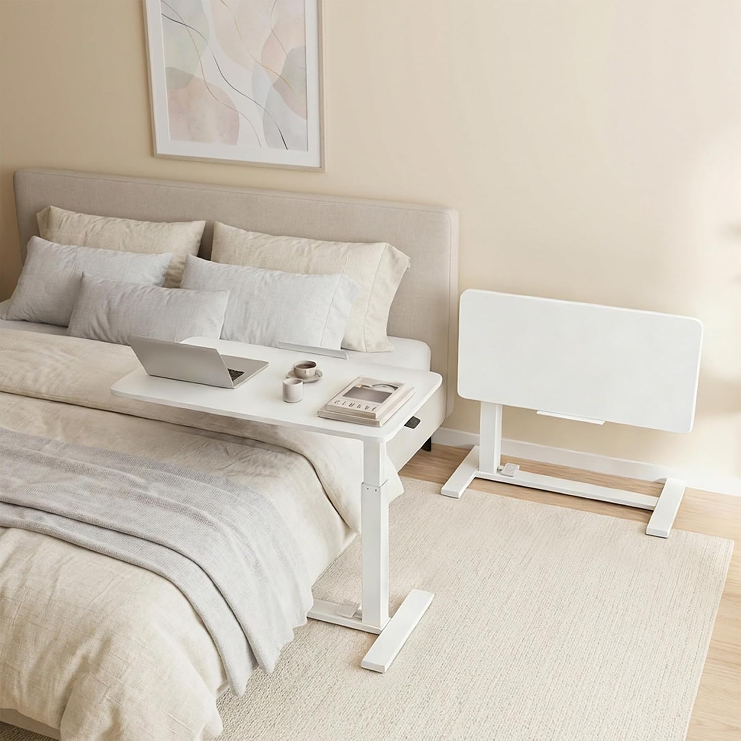 Detalle de DUMOS Overbed Table, 20 lb Capacity