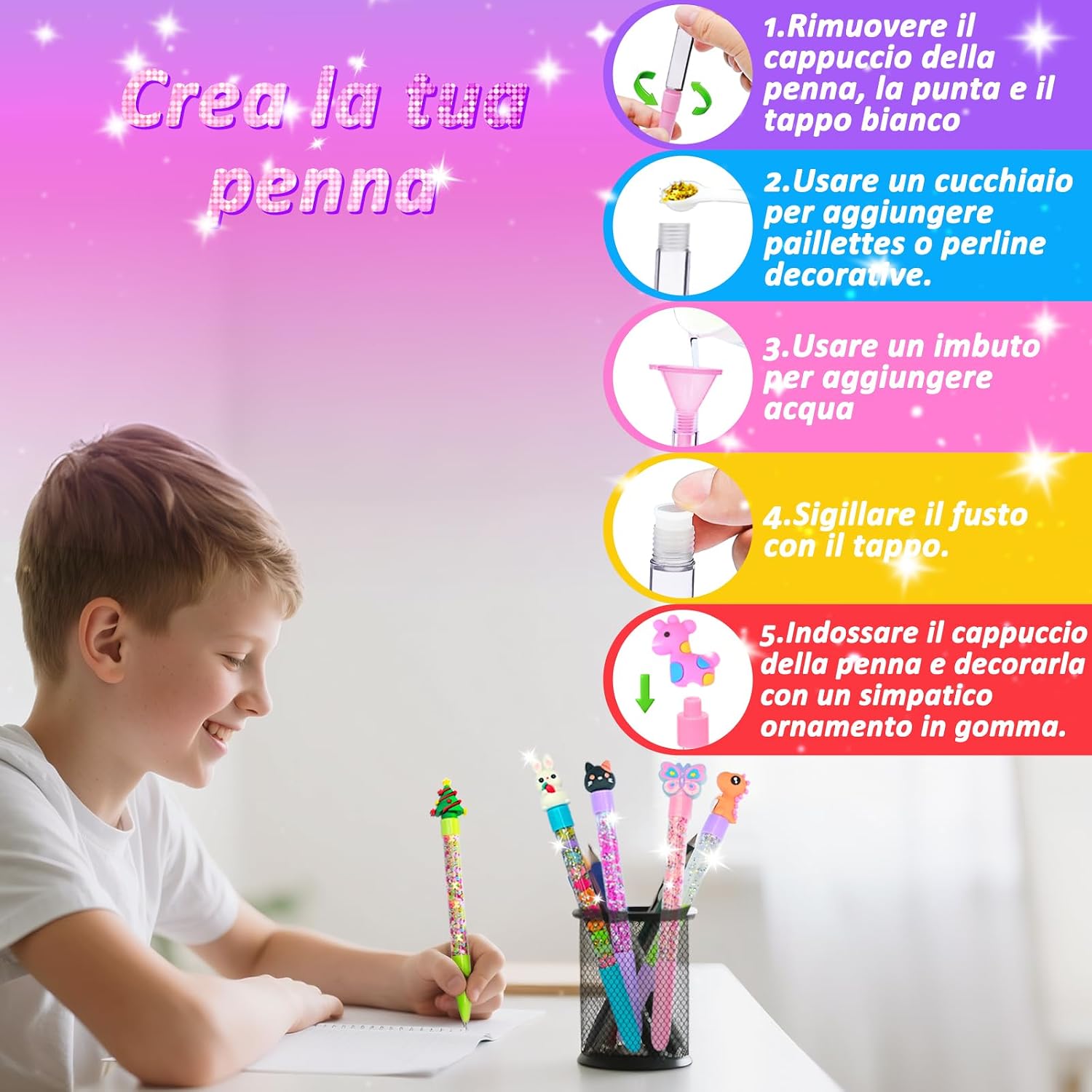 Detalle 2 de MOMUSE Laboratorio Delle Penne 50 kit penne 🎨