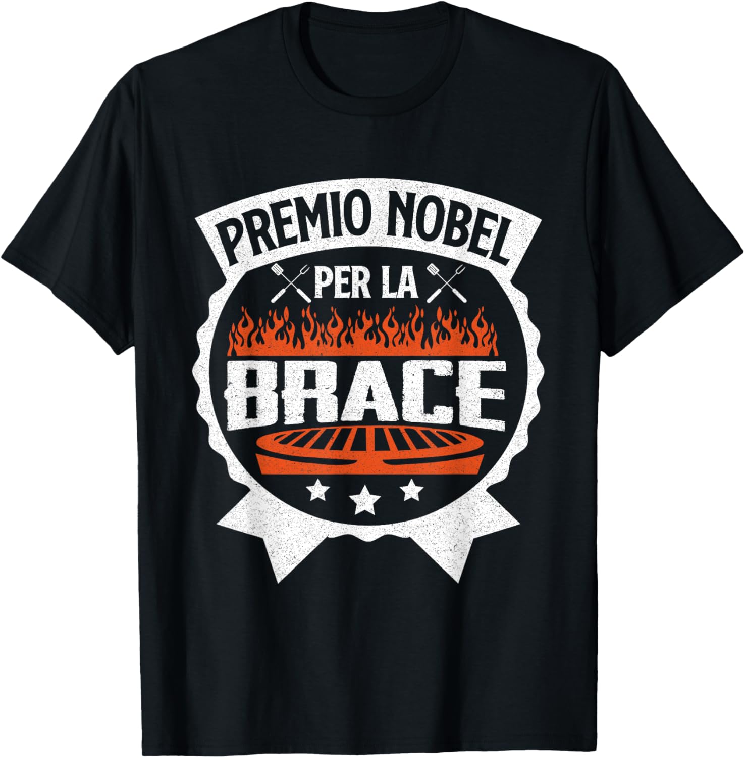 Detalle de BBQ Barbecue Dalla Griglia Regali Premio Nobel Per La Brace – Maglietta