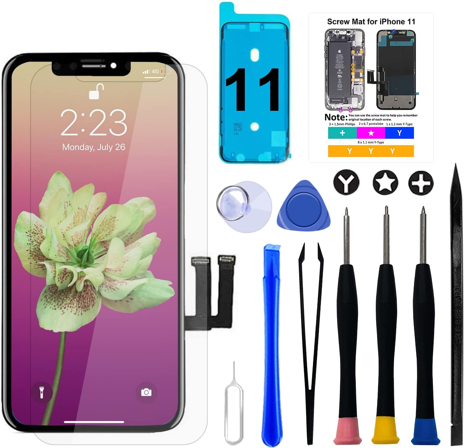 Imagen de Brinonac iPhone 11 LCD Screen Kit 6.1 en OfertitasTOP