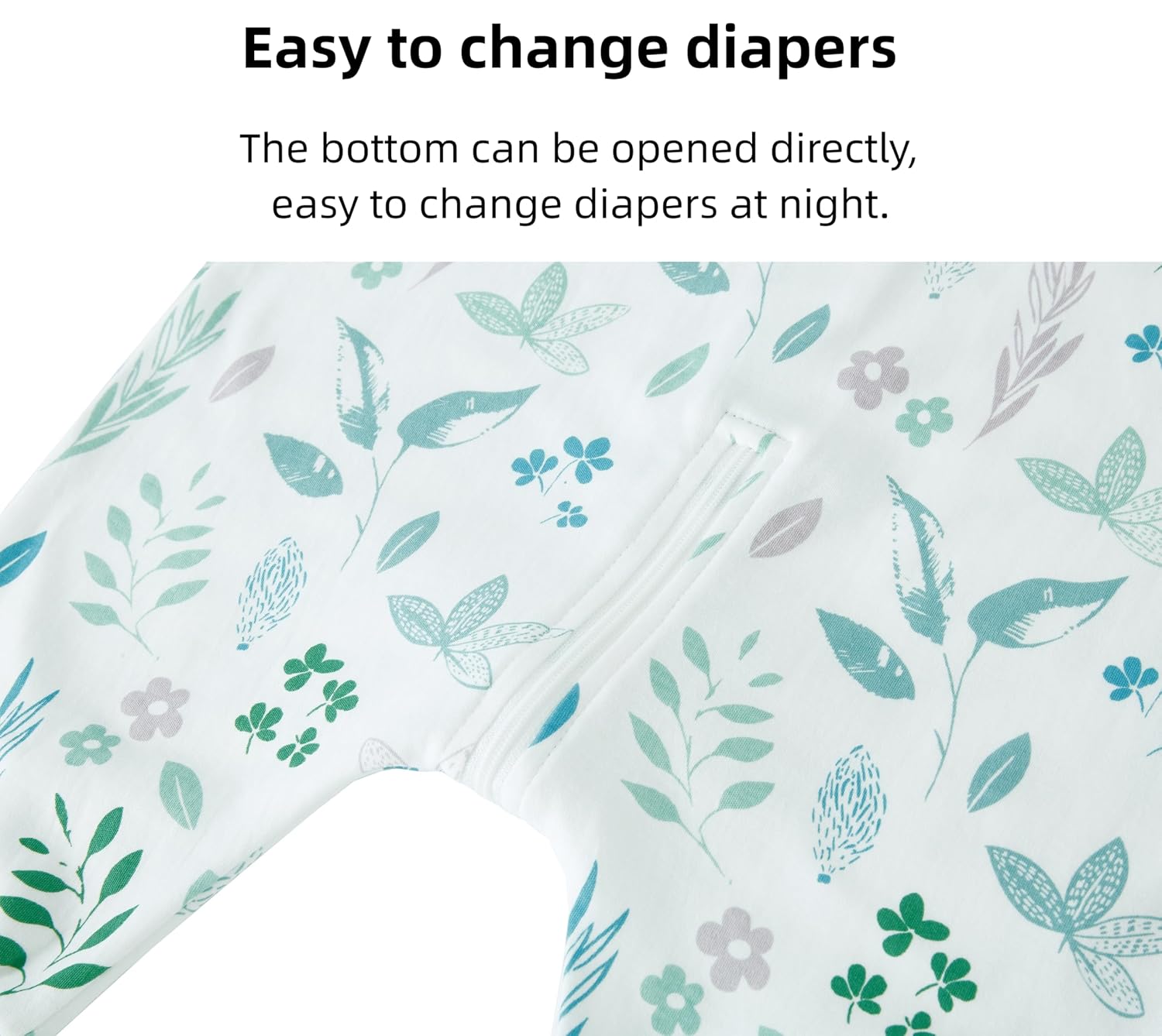 Thumbnail 6 de Chilsuessy Baby Sommerschlafsack mit Füßen 0.5 Tog – Baumwolle, 90 cm / geeignet für 100–110 cm Körperhöhe