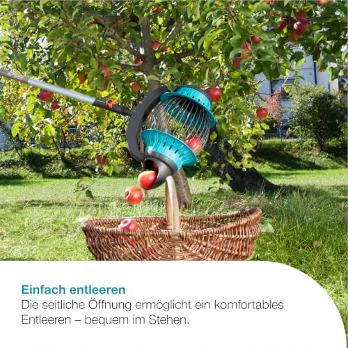 Detalle 2 de Gardena combisystem-Rollsammler 03108-20 – Bequeme Obst- und Fallobst-Sammlung