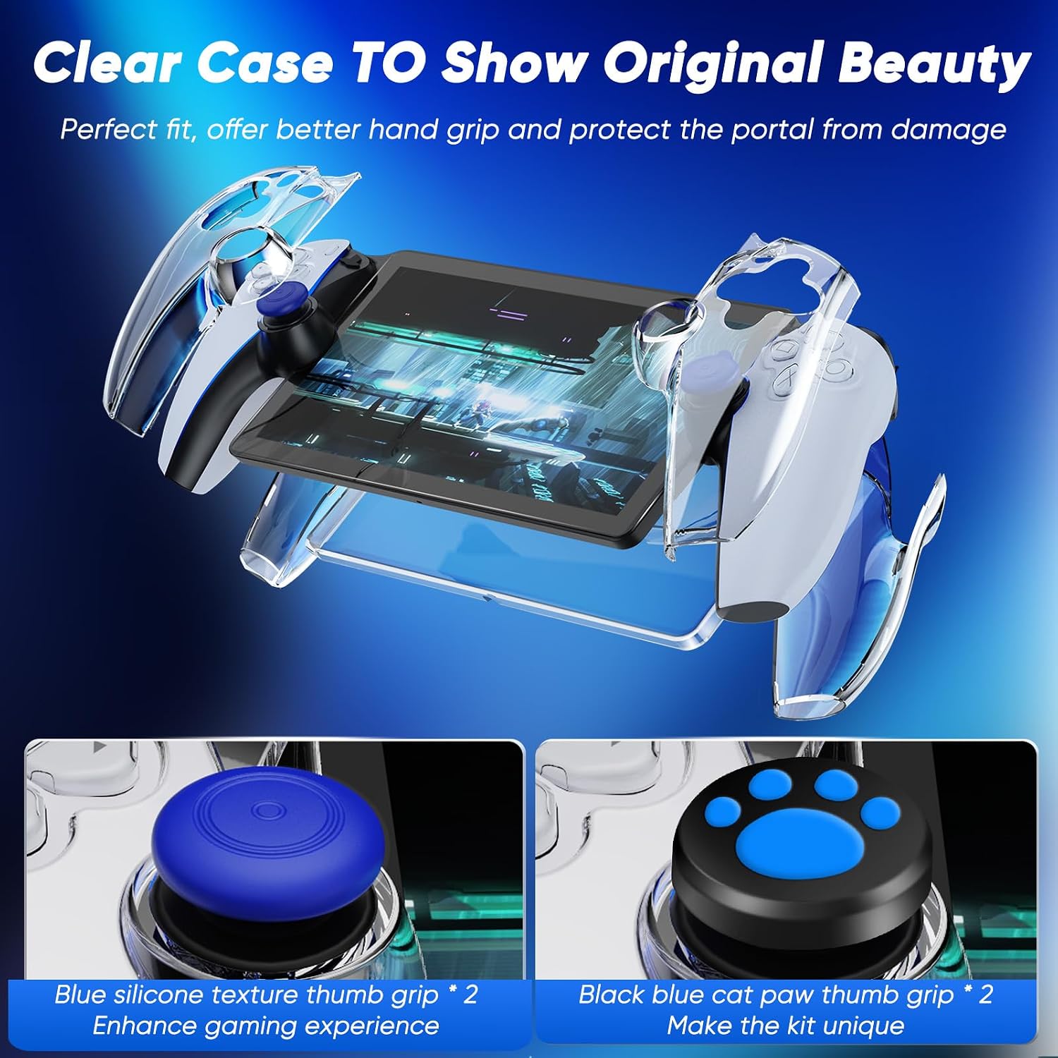Thumbnail 4 de Auarte PSP12 PlayStation Portal Accessory Set with EVA Case and Screen Protectors