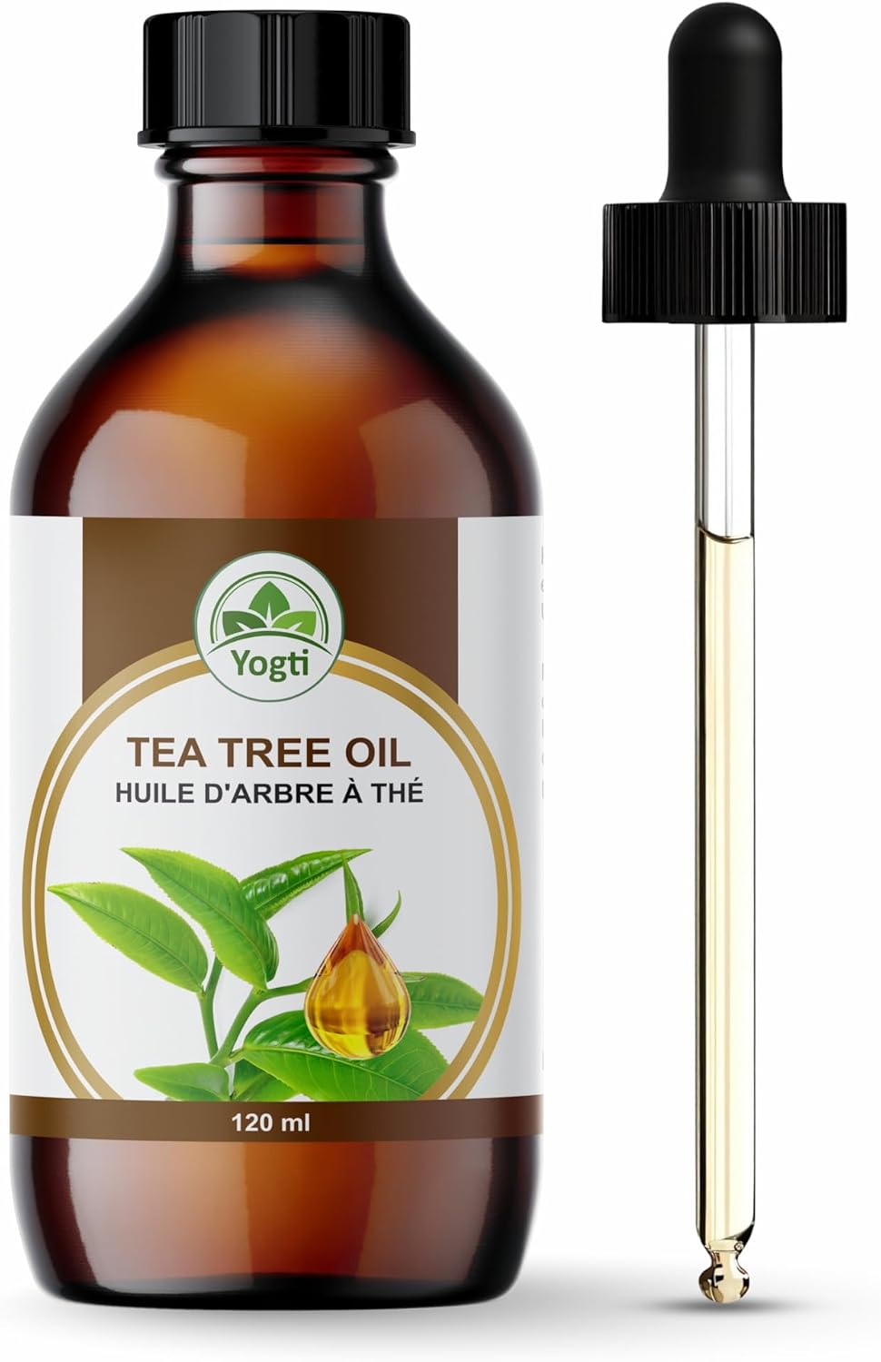 Detalle de Yogti Yogti-488 Tea Tree Essential Oil, 120 ml, Australian and Steam Distilled