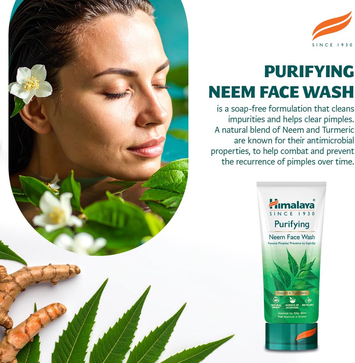 Thumbnail 3 de Himalaya Herbals Purifying Neem Face Wash SET – Gel nettoyant purifiant au Neem, Scrub et Masque