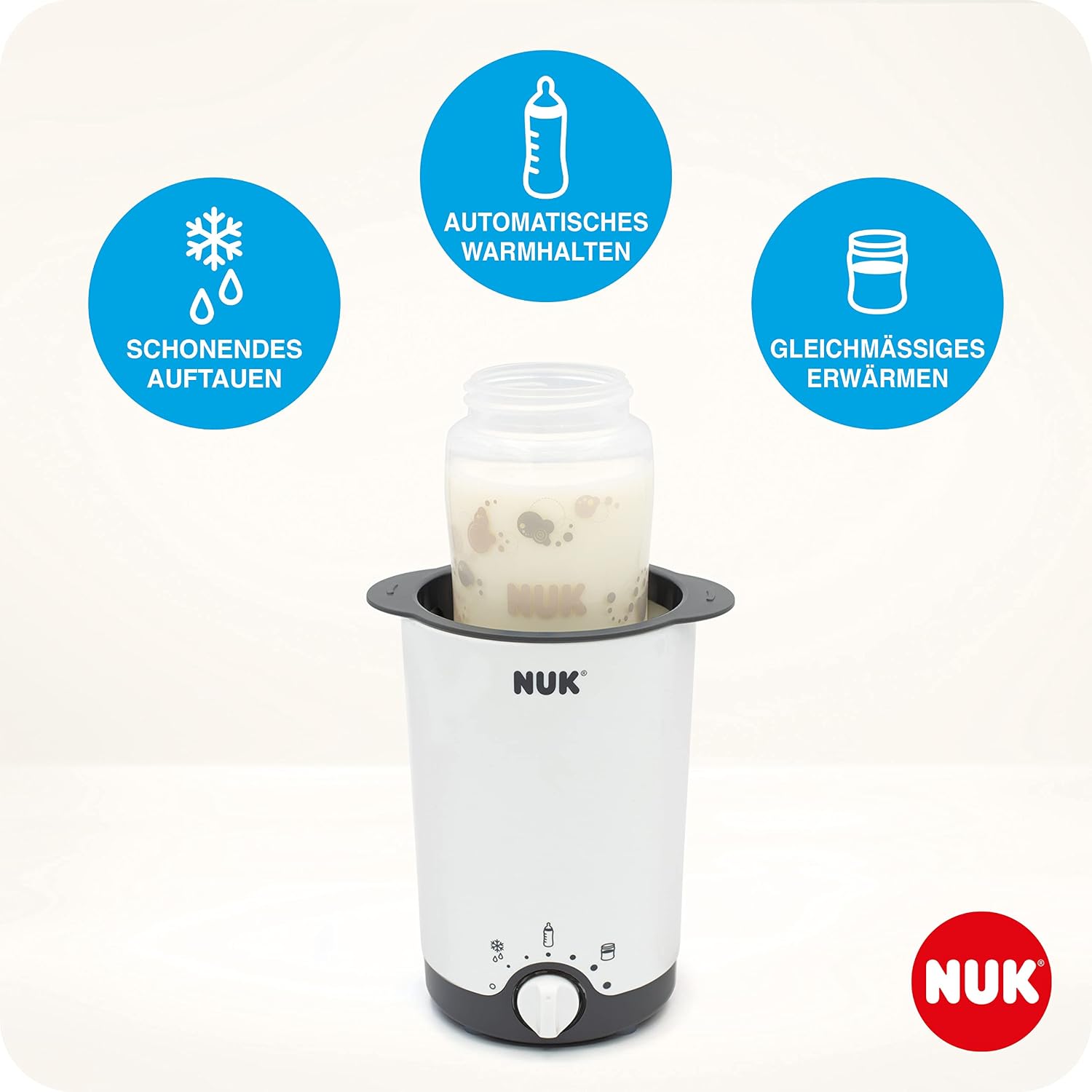 Thumbnail 1 de NUK Thermo Babyflaschenwärmer 3in1