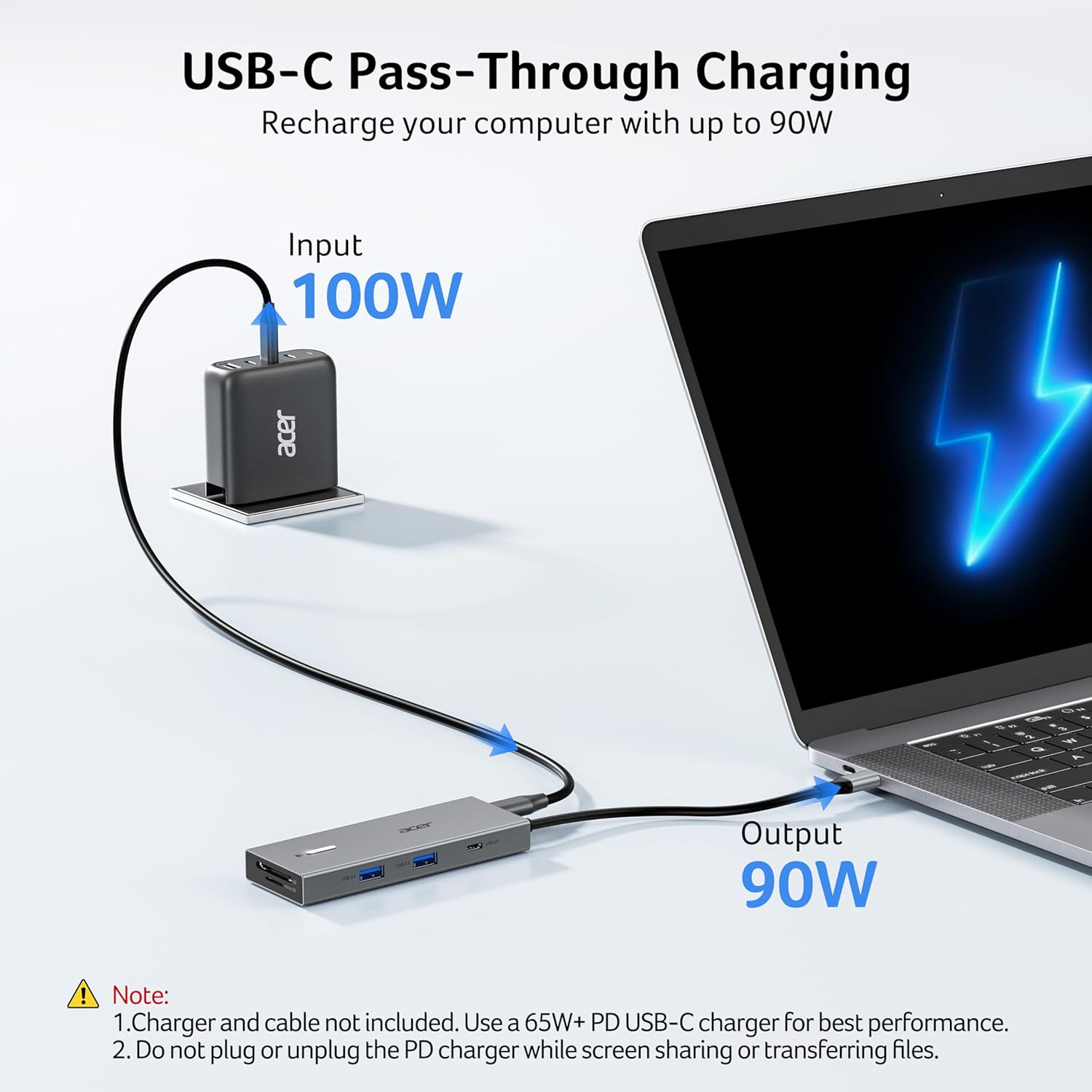 Thumbnail 6 de acer USB C Docking Station 9‑in‑1 100W