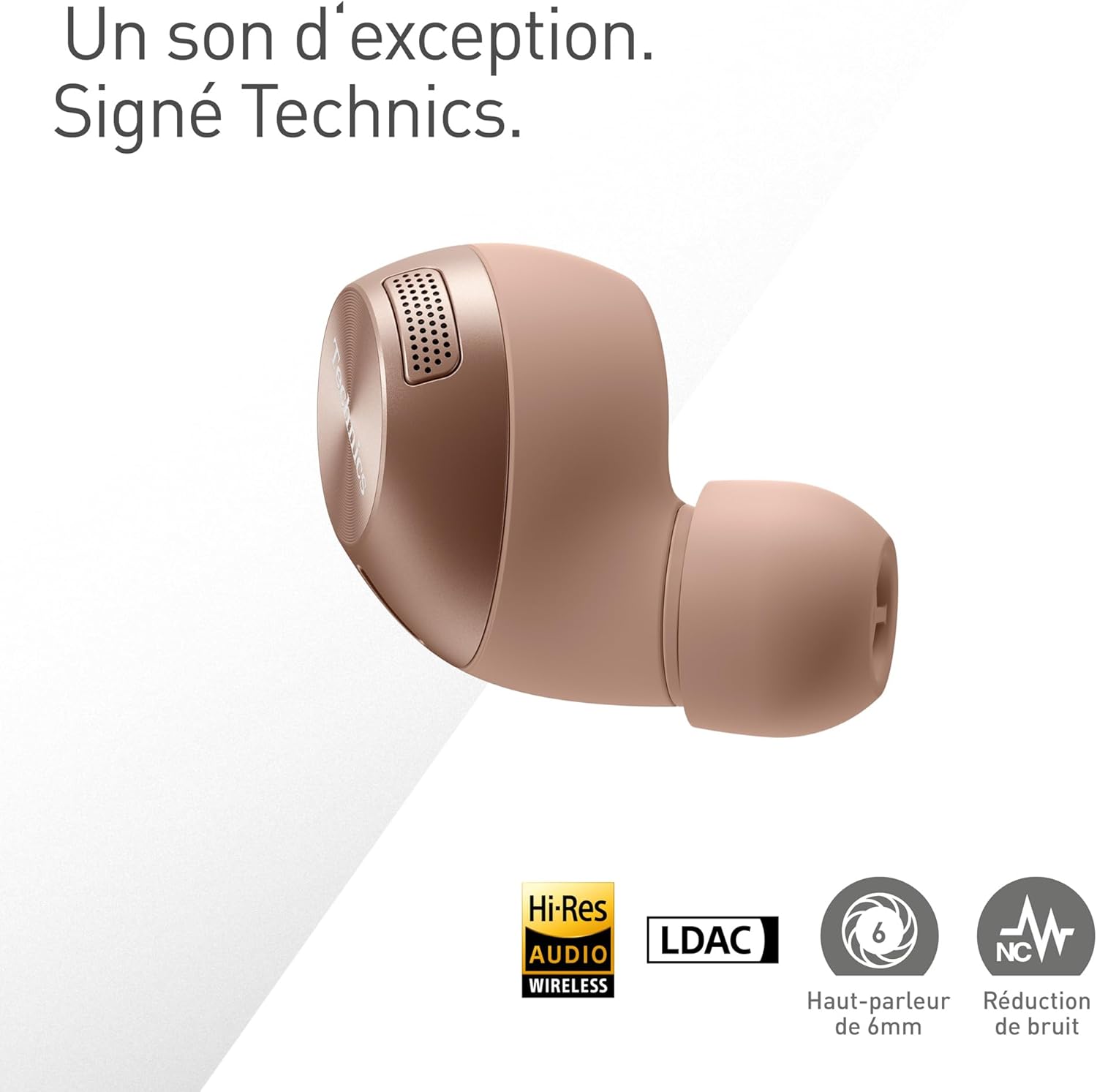 Thumbnail 2 de Technics EAH-AZ40M2EN: Écouteurs sans fil avec ANC et multipoint – rose