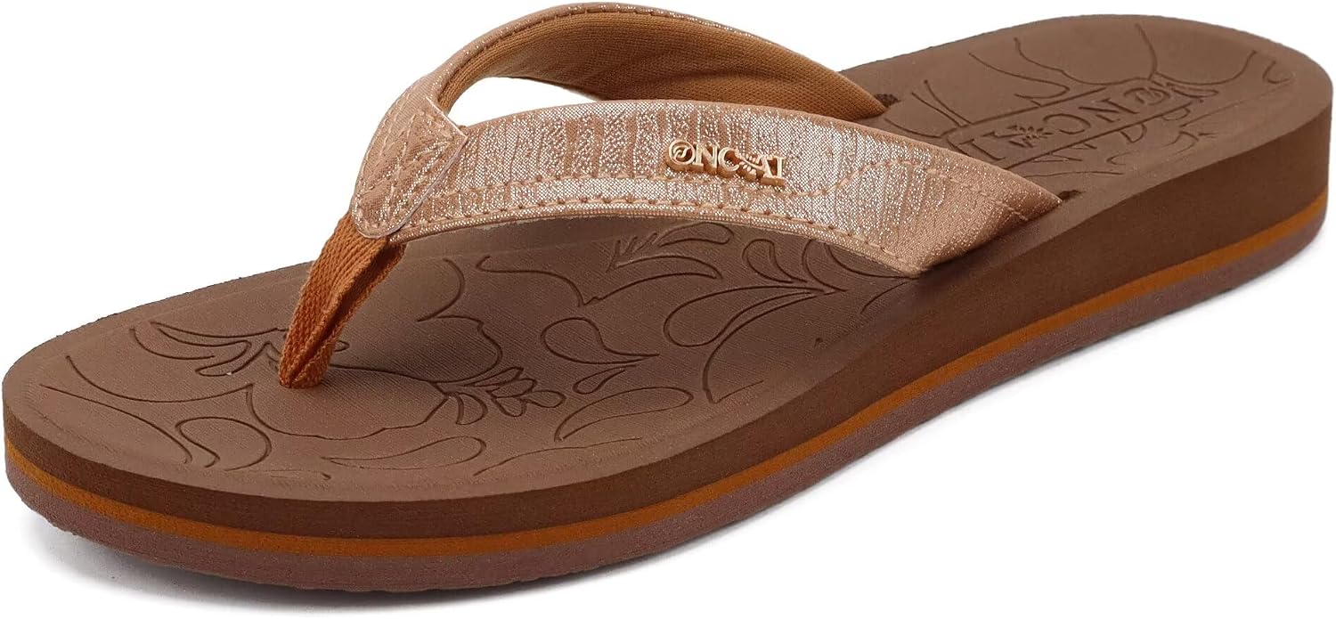 Thumbnail 6 de ONCAI Flip Flops Womens Yoga Mat Comfortable Beach Platform Sandals with Arch Support