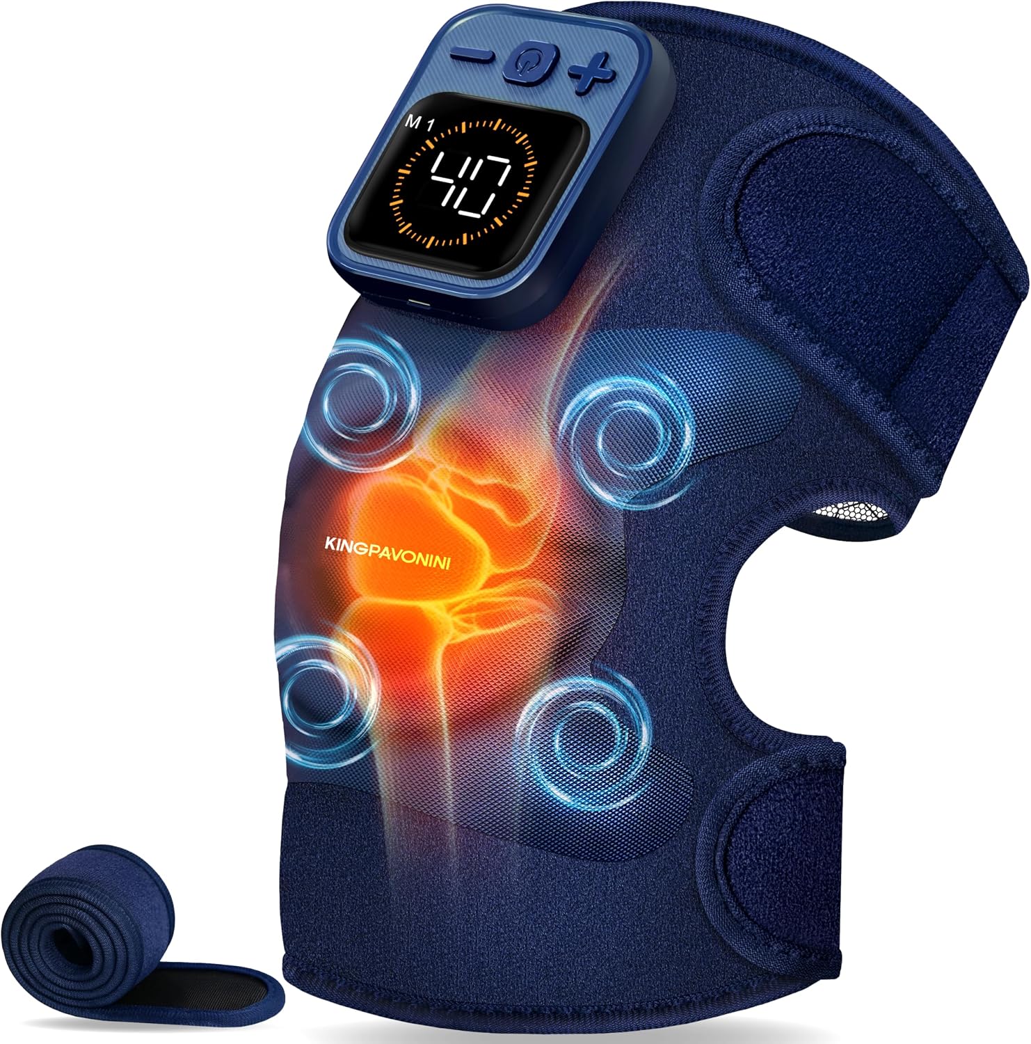 Detalle de KingPavonini Cordless Knee Massager for Pain Relief