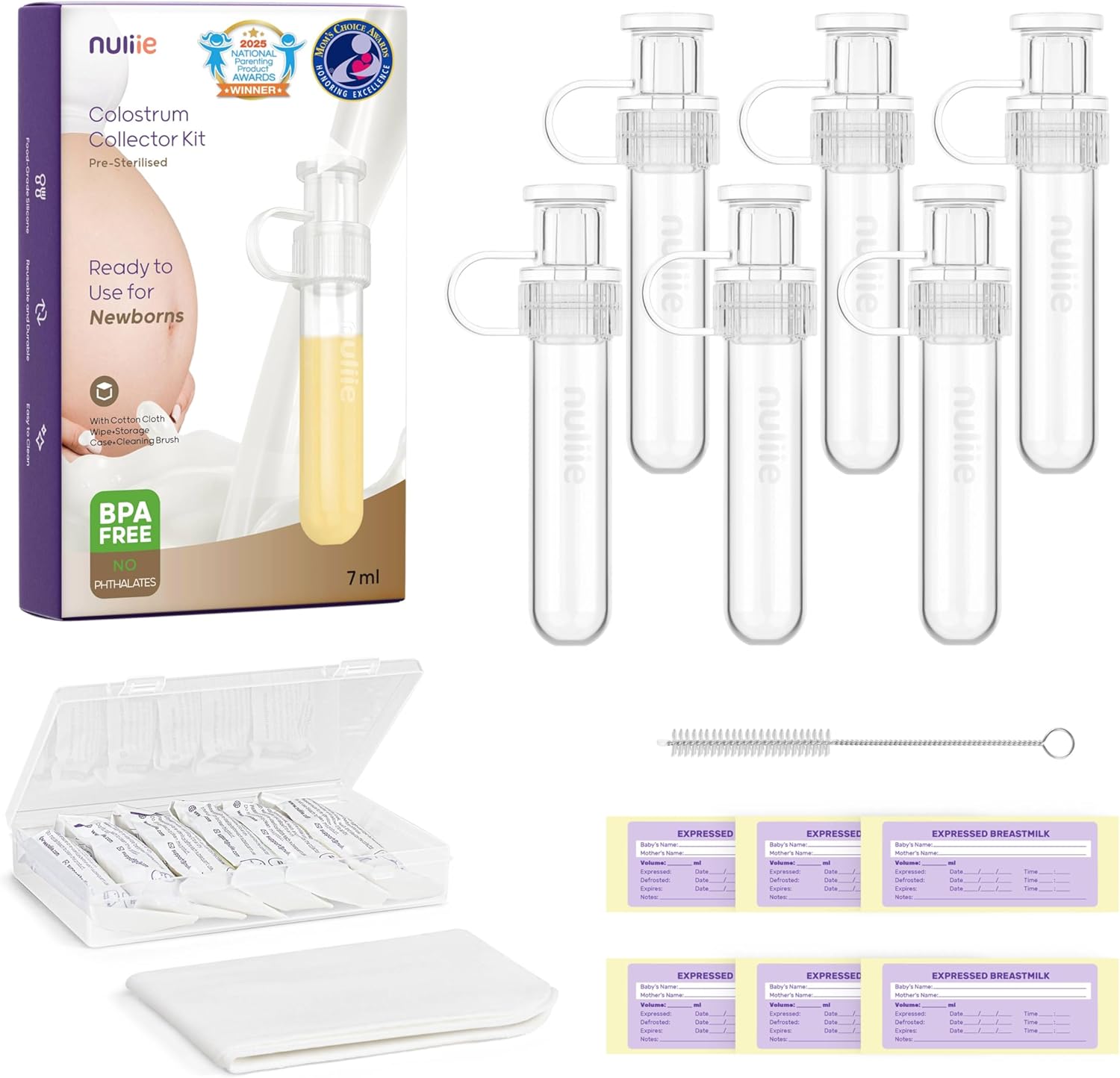 Nuliie Colostrum Collector Kit 7ml 6 pack