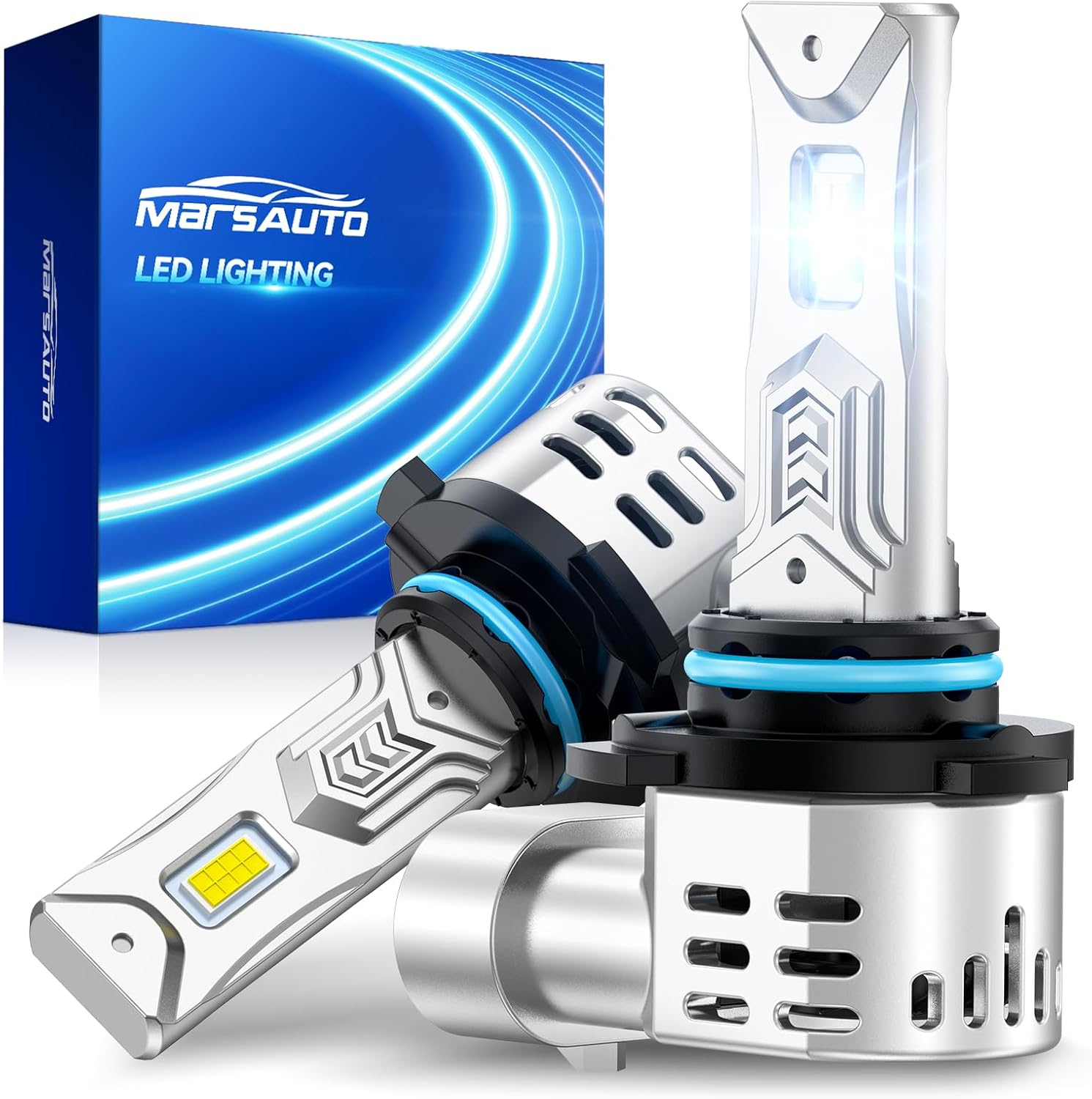 Detalle de Marsauto 9005 Halogen Headlight Bulbs — High-Performance, Glare-Free for Auto (2-Pack)