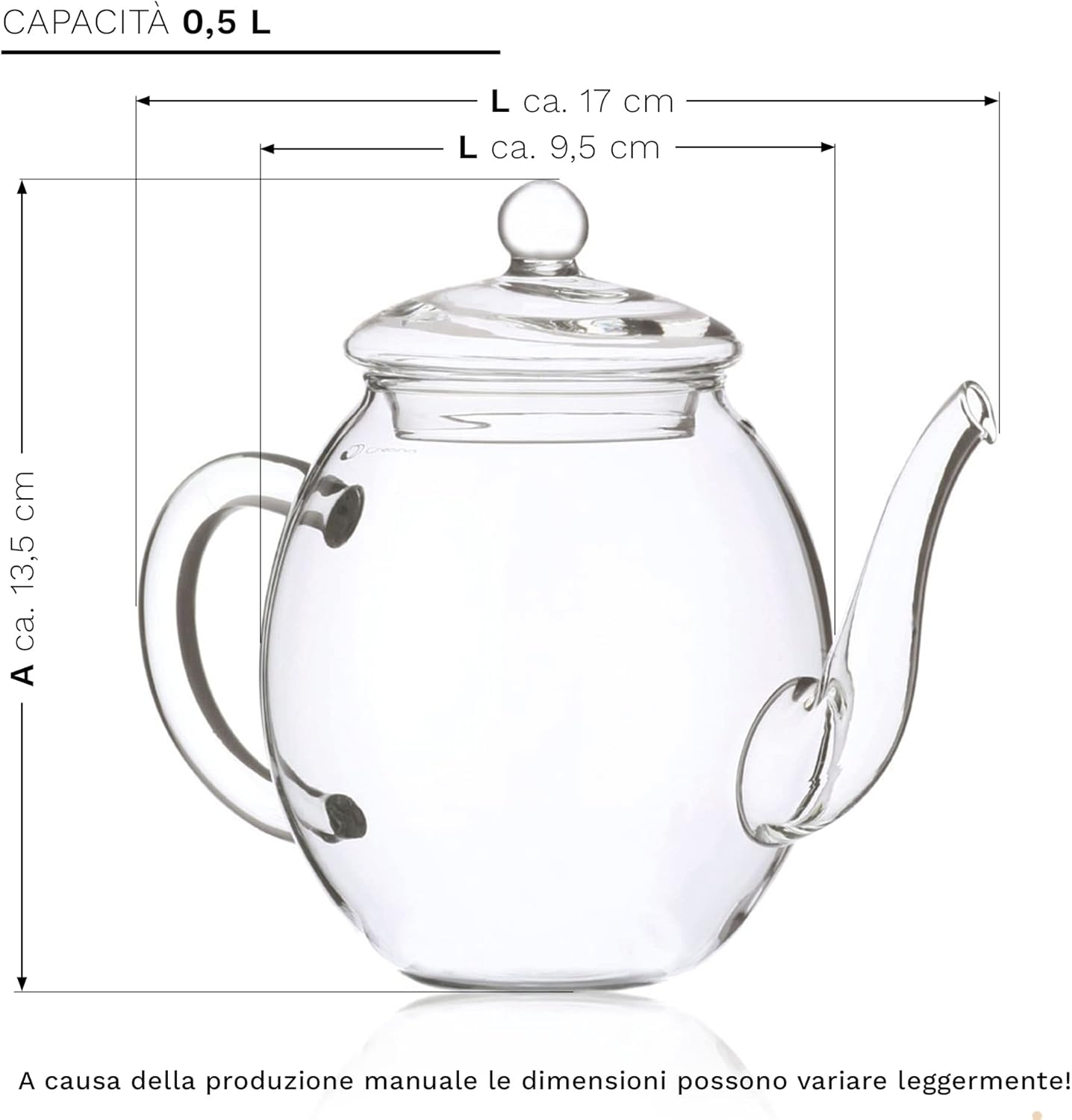 Thumbnail 5 de Creano Set 500 ml fiori di tè 🍵