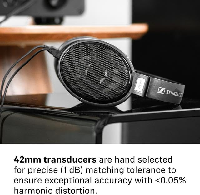 Detalle de Sennheiser HD 650 Open-Back Dynamic Headphones, 300 Ohm, 42 mm Drivers