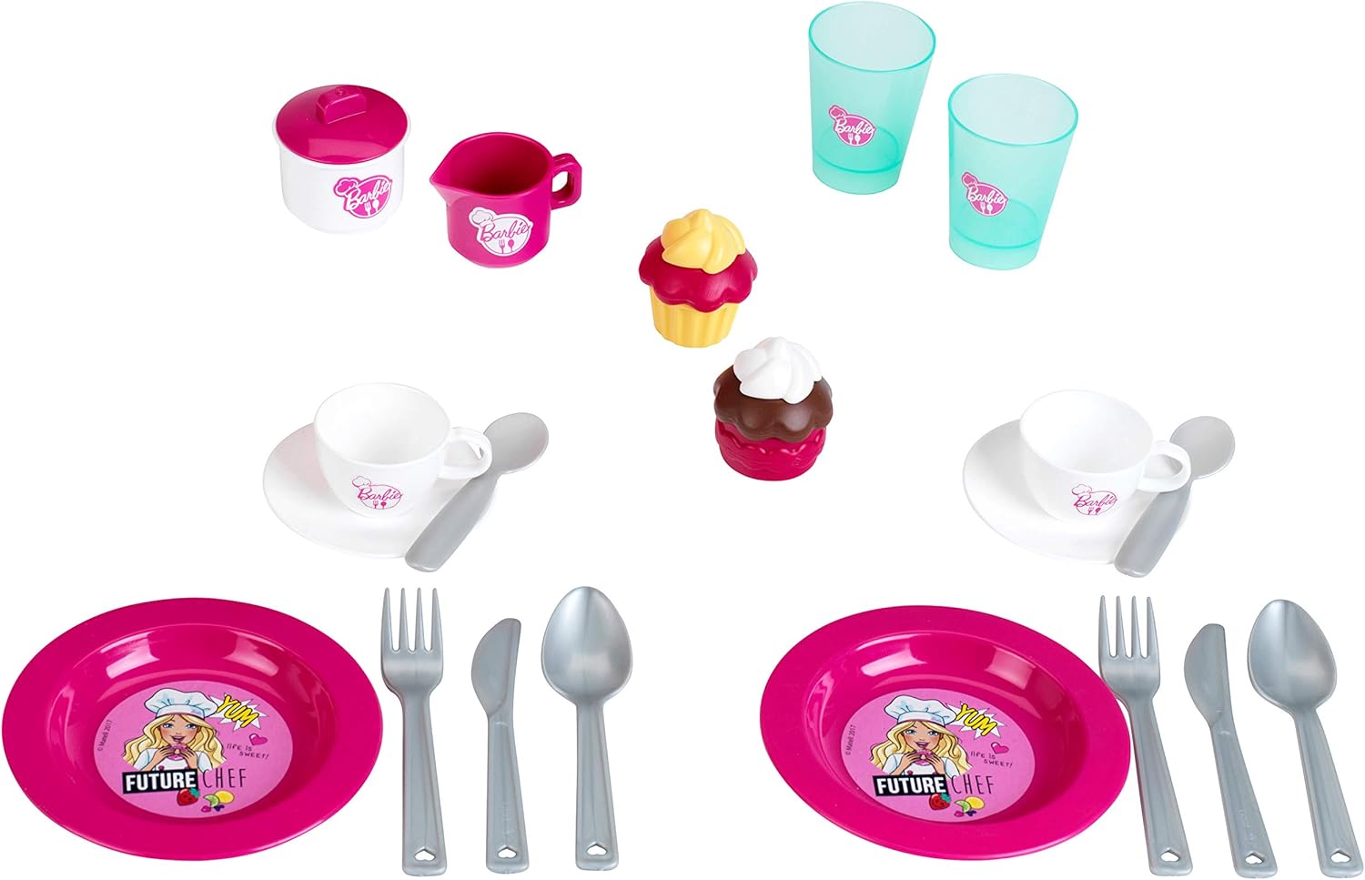 Thumbnail 1 de Theo Klein 9527 Panier Pique-Nique Barbie — Ensemble dinette robuste pour deux