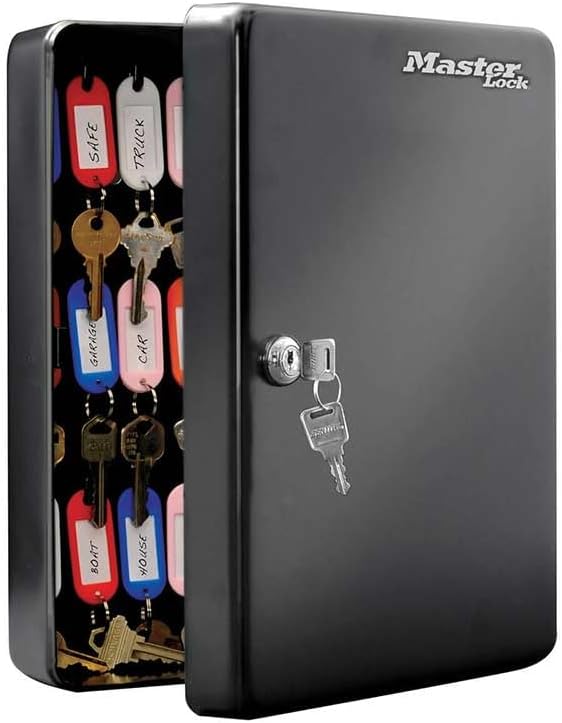 Detalle de Master Lock KB-50ML: Armadietto per Chiavi da Parete con 50 Portachiavi e Targhette