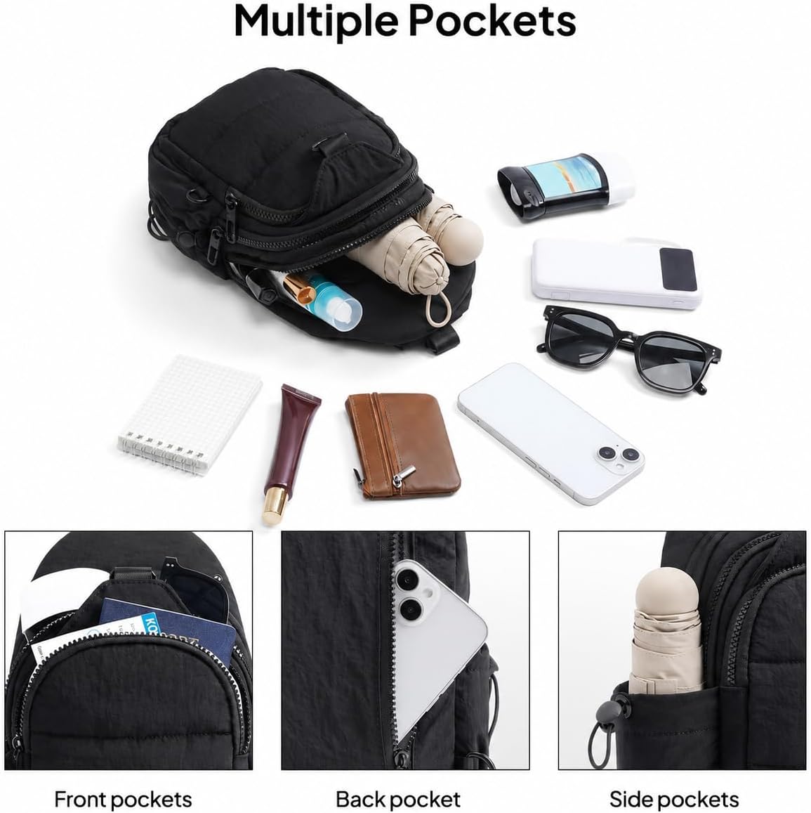Detalle 2 de TOPEAST Crossbody Sling Bag 5L