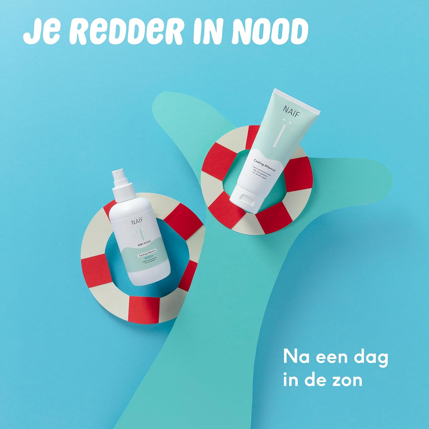 Detalle 2 de Naïf G020 verkoelende aftersun gel met aloë vera, 100 ml
