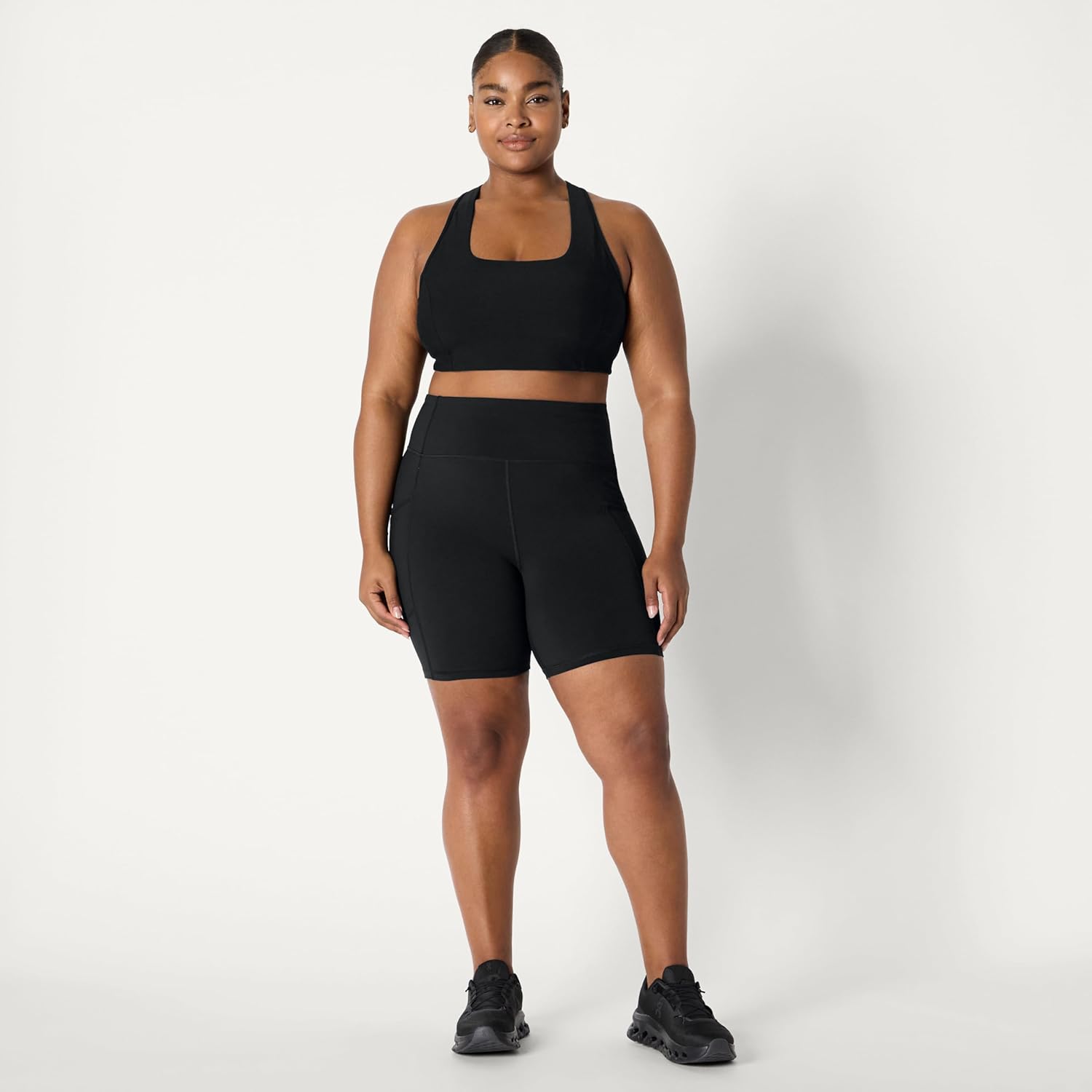 Thumbnail 5 de Amazon Essentials Women's Active Total Train High-Waist 7” (18cm) Gym Shorts with Pockets