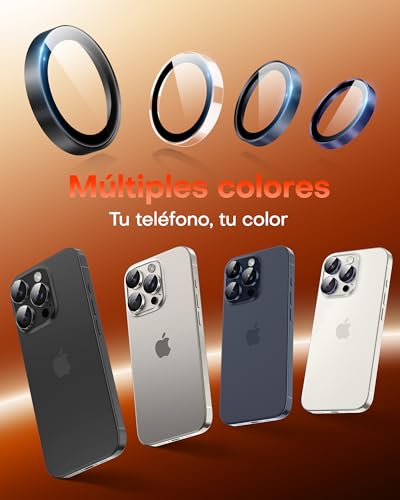 Thumbnail 7 de TOCOL Protection d'objectif iPhone 15 Pro Max