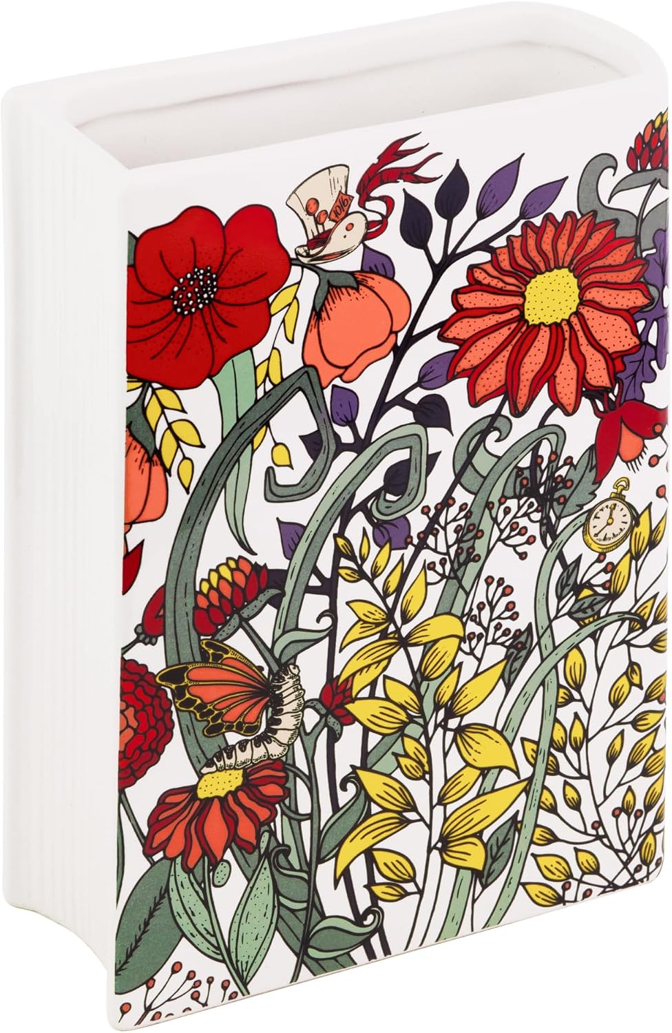 Detalle de STEEL MILL AND CO. SMCBOOKVASE – duży ceramiczny wazon w kształcie książki