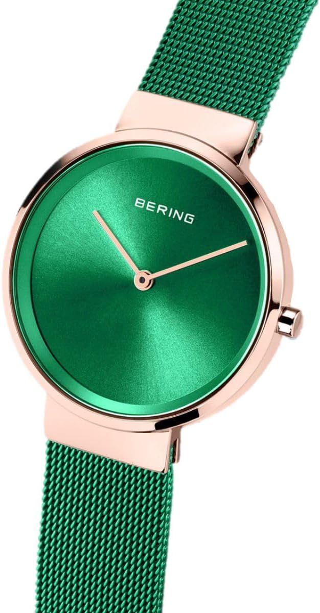 Thumbnail 1 de BERING 14531-266: Orologio da donna dallo stile minimalista con quadrante verde