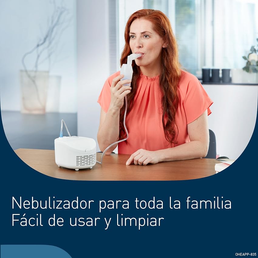 Detalle 2 de OMRON X101 Nebulizador para niños y adultos. Trata asma y bronquitis 🌬